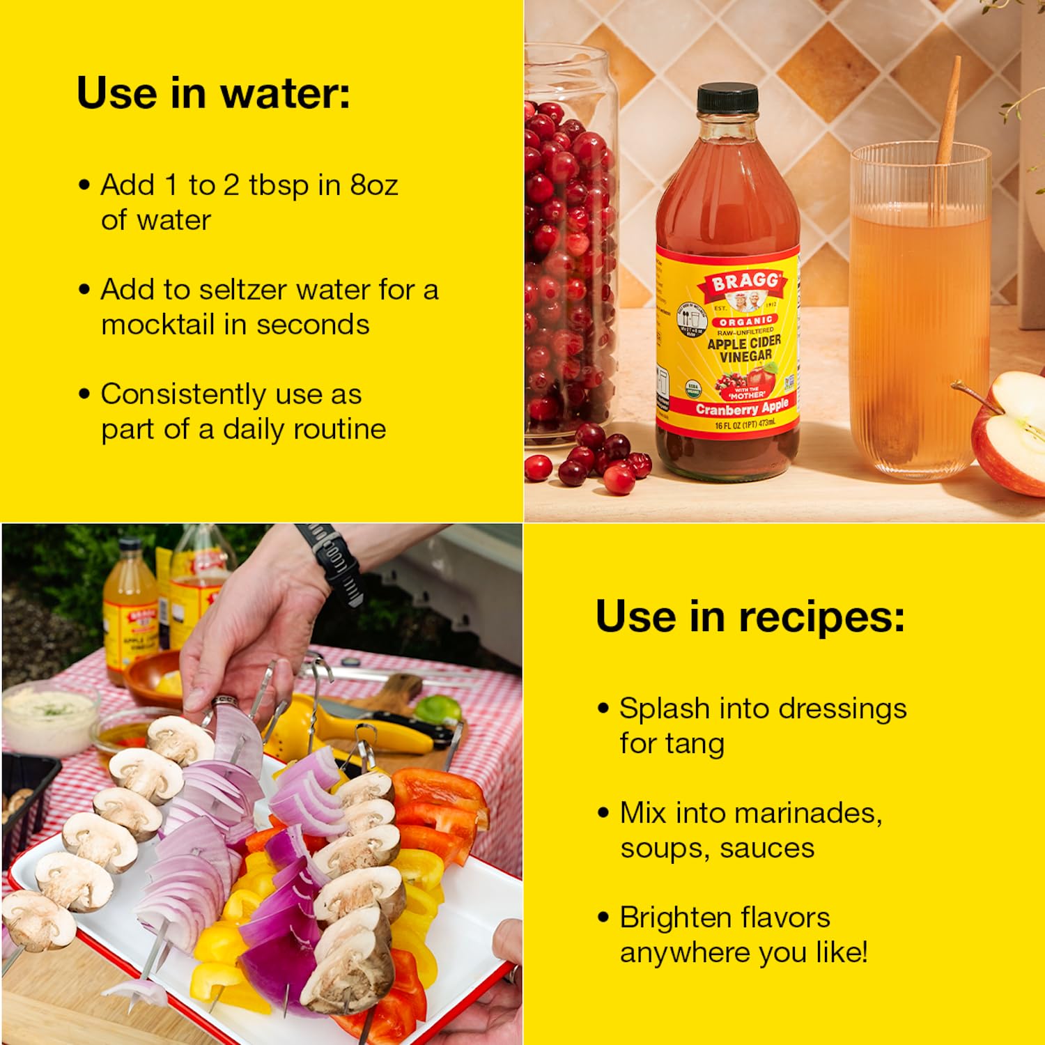 Bragg Organic Apple Cider Vinegar with the Mother - 16 fl oz