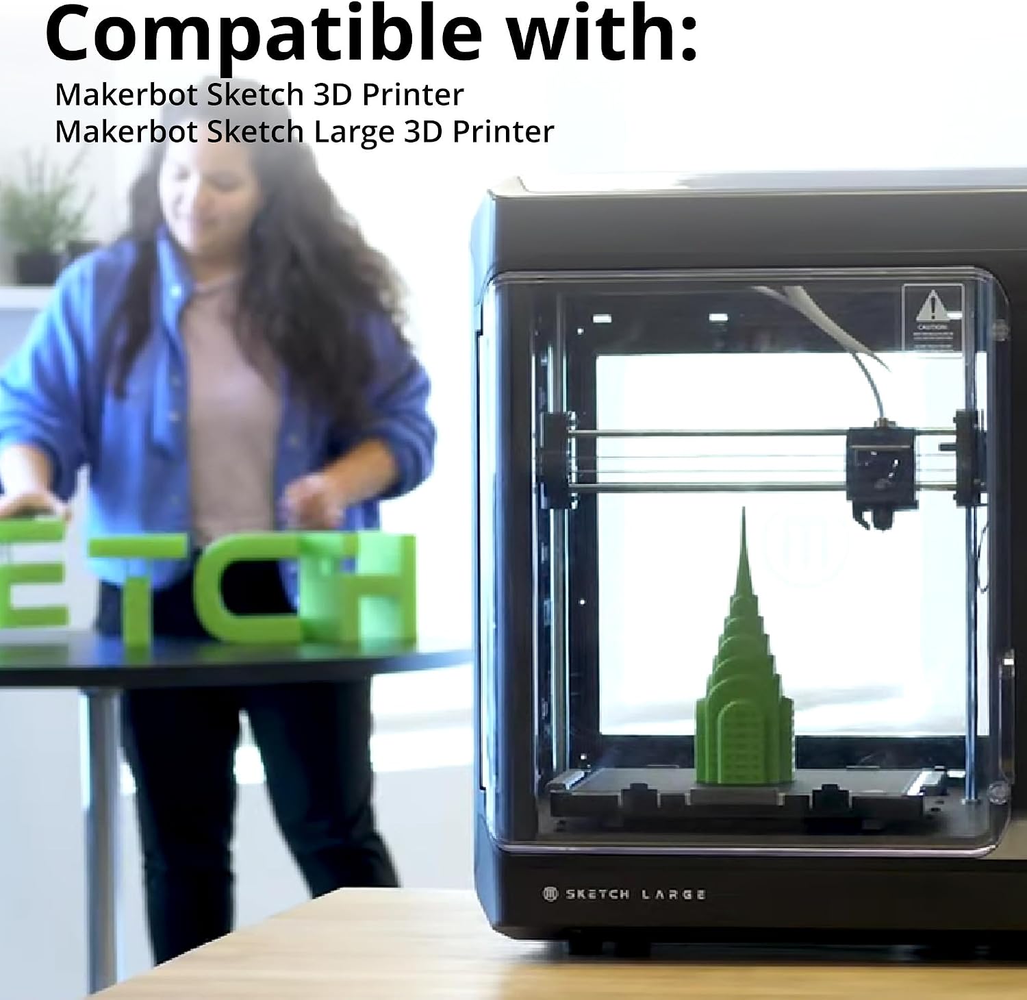 MakerBot 900-0061A Extruder for Sketch 3D Printer (2-Pack, Black) | Sketch 3D printer compatibility, Easy installation, Consistent print performance