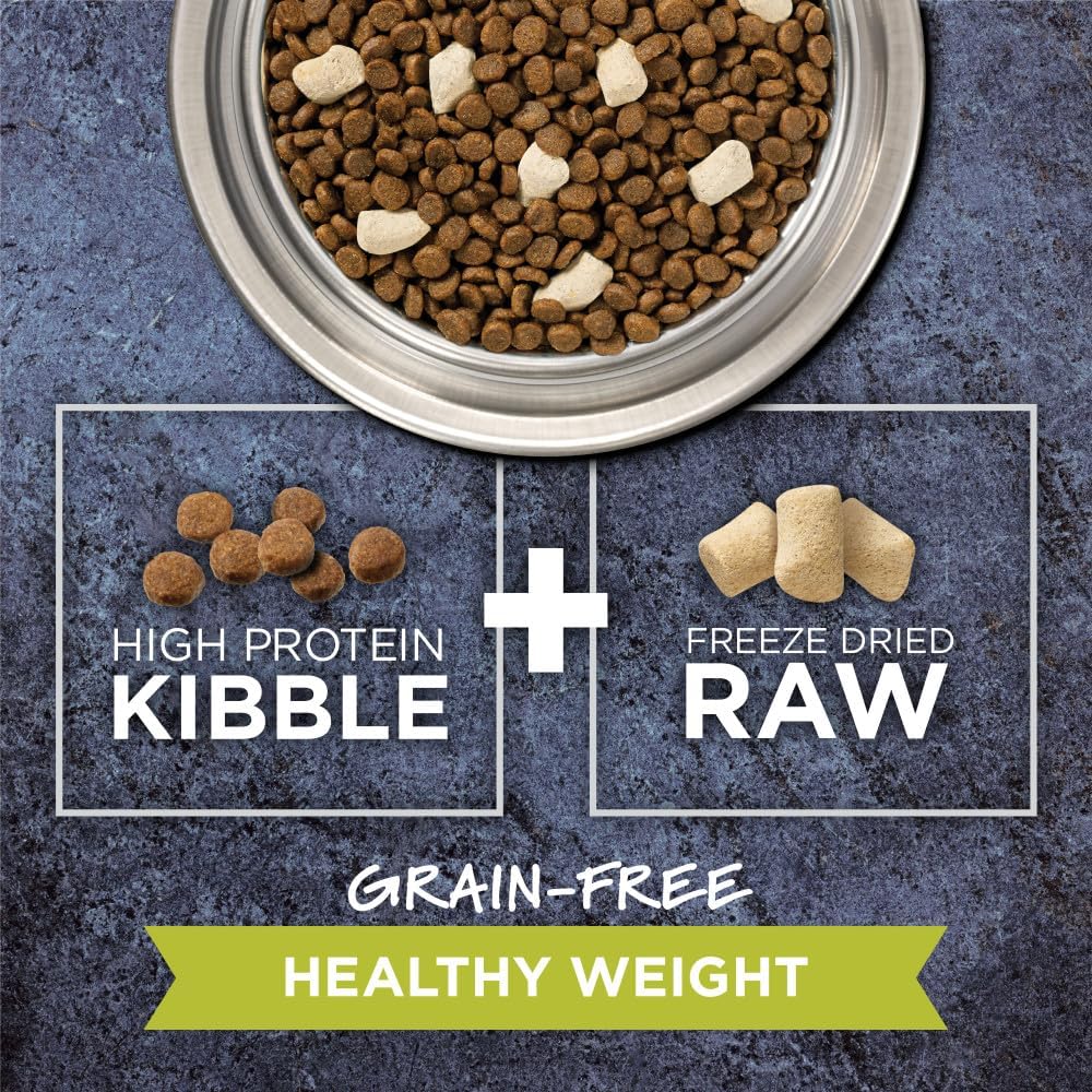 Instinct RawBoost, Dry Cat Food + Freeze Dried, Real Chicken, 10 lb Bag | High-protein kibble with FreshDried raw bites, grain-free, cage-free chicken recipe, minimally processed, complete nutrition