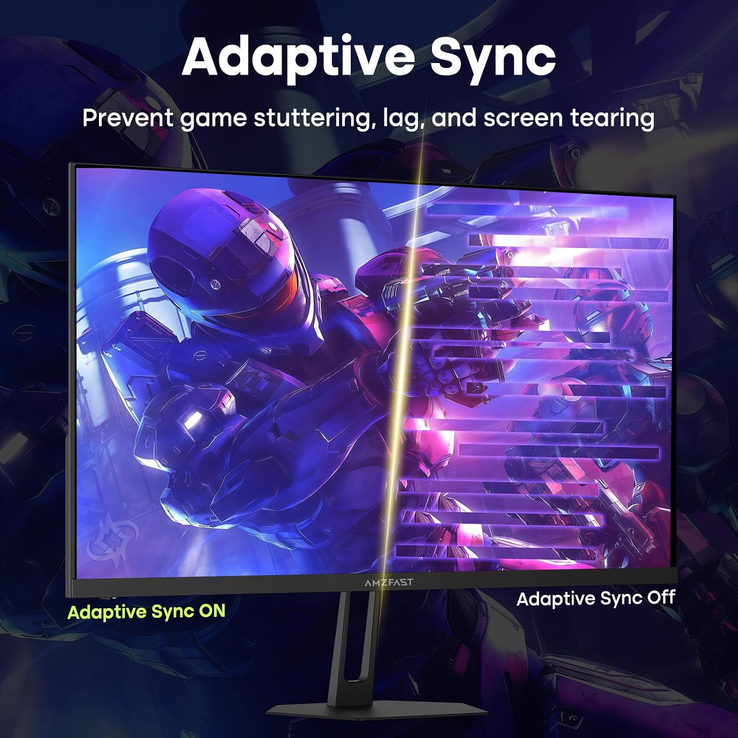 Amzfast 34 Inch Curved Monitor 240Hz UWQHD (3440x1440) Gaming Monitor, 1ms G-SYNC Compatible, 1500R, PIP/PBP, HDR400, 96% DCI-P3, Tilt/Swivel/Height Adjustable, TÜV Rheinland, HDMI 2.1, AMZG34C8 Pro