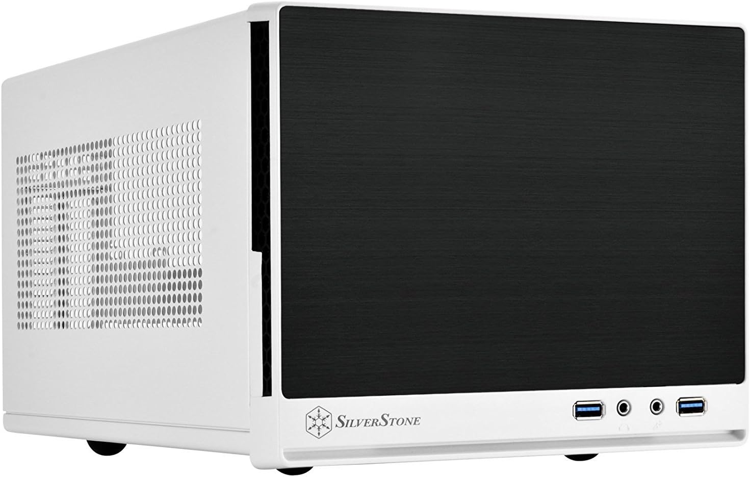 Silverstone Computer Case with Mesh Front Panel,Black (SG13B)