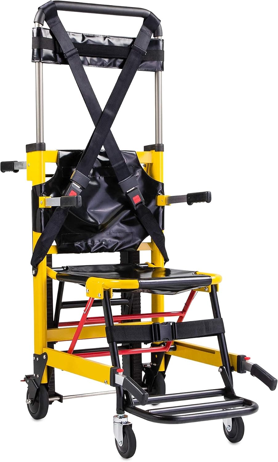 LINE2design Mobility Chair - Mobile Chair 70007-Y, Premium Emergency Transport Manual Track Solutions - Load Capacity: 400 lb. Yellow.