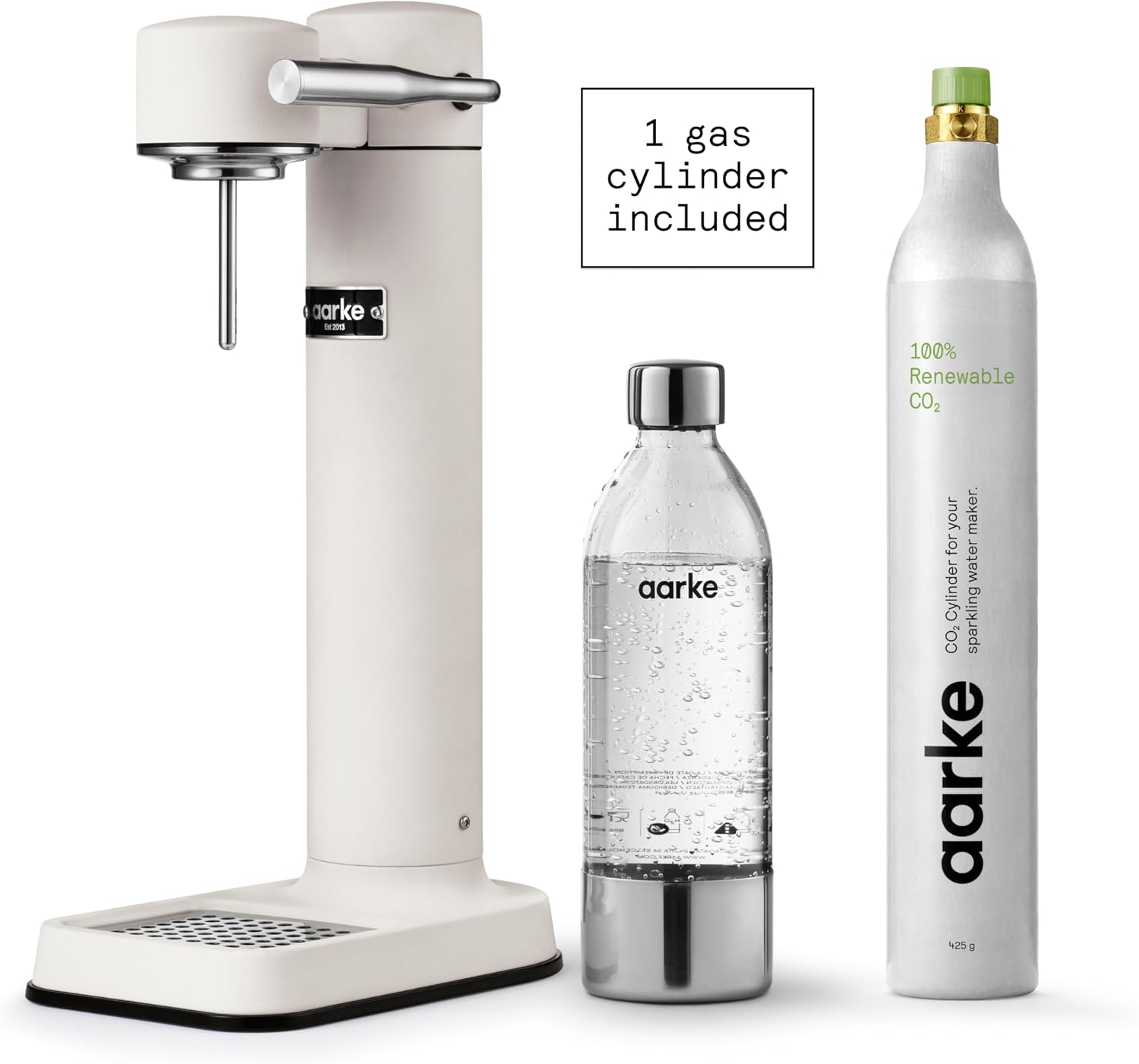 Aarke Carbonator 3 - Premium Sparkling Water Maker, Matte Black