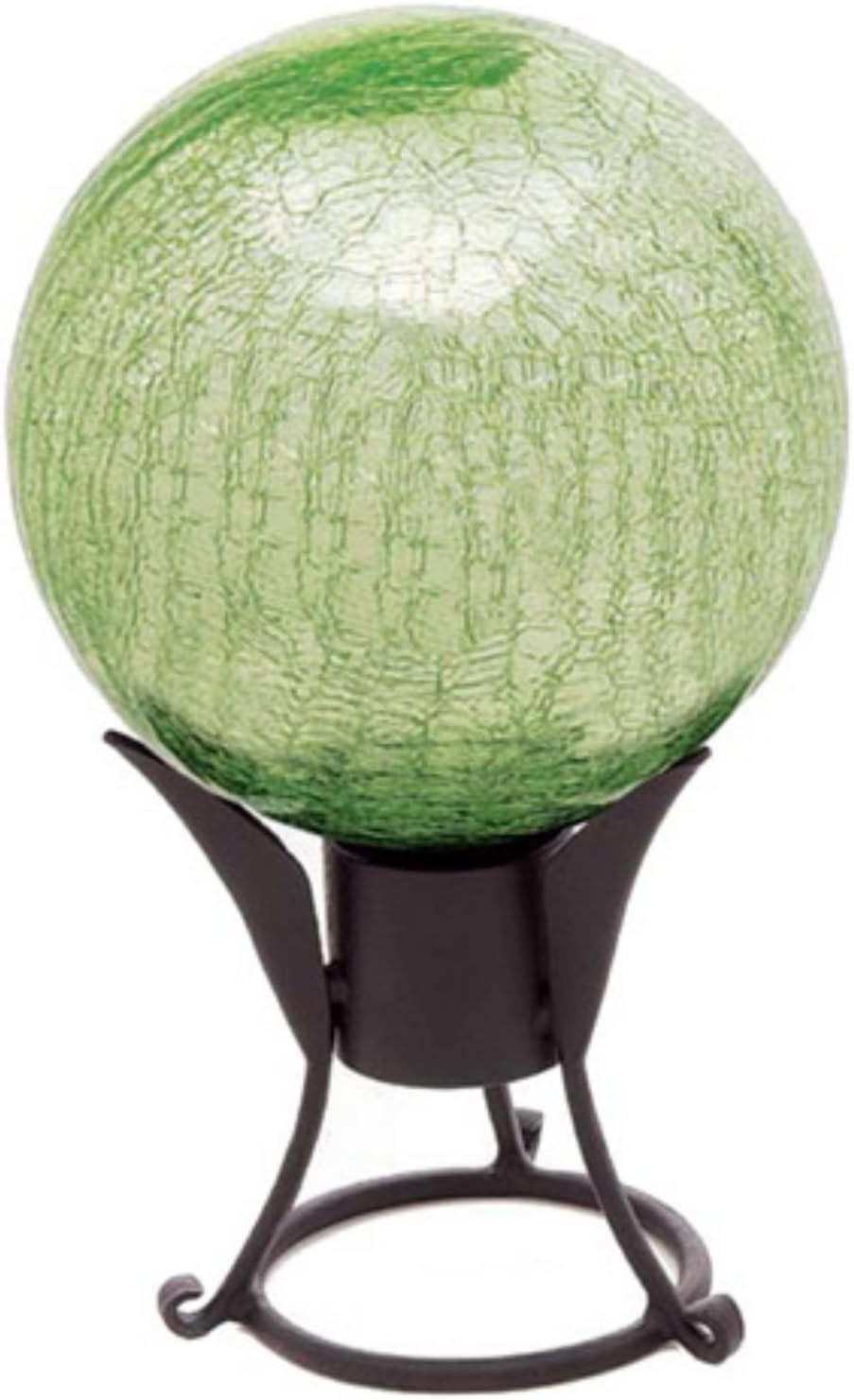 Achla Designs G10-FG-C Gazing, Fern Green 10 inch Glass Garden Globe Ball Sphere, 10