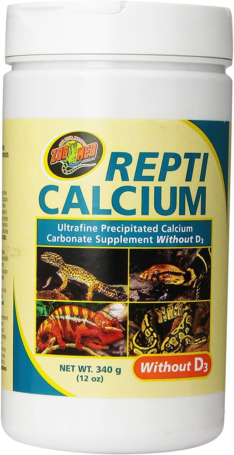 Zoo Med Reptile Calcium with Vitamin D3, 8-Ounce