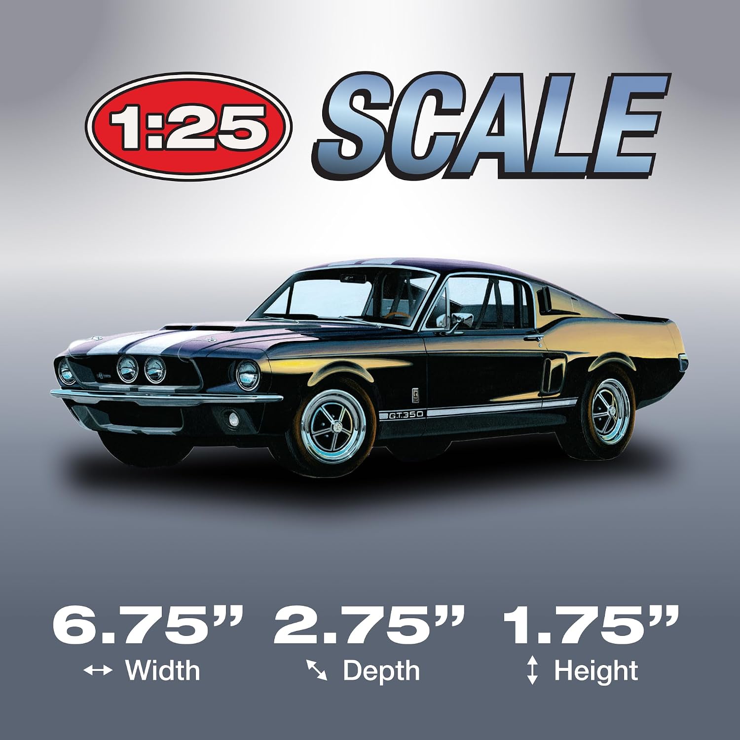 AMT 1968 Shelby GT 500 1:25 Scale Model Kit