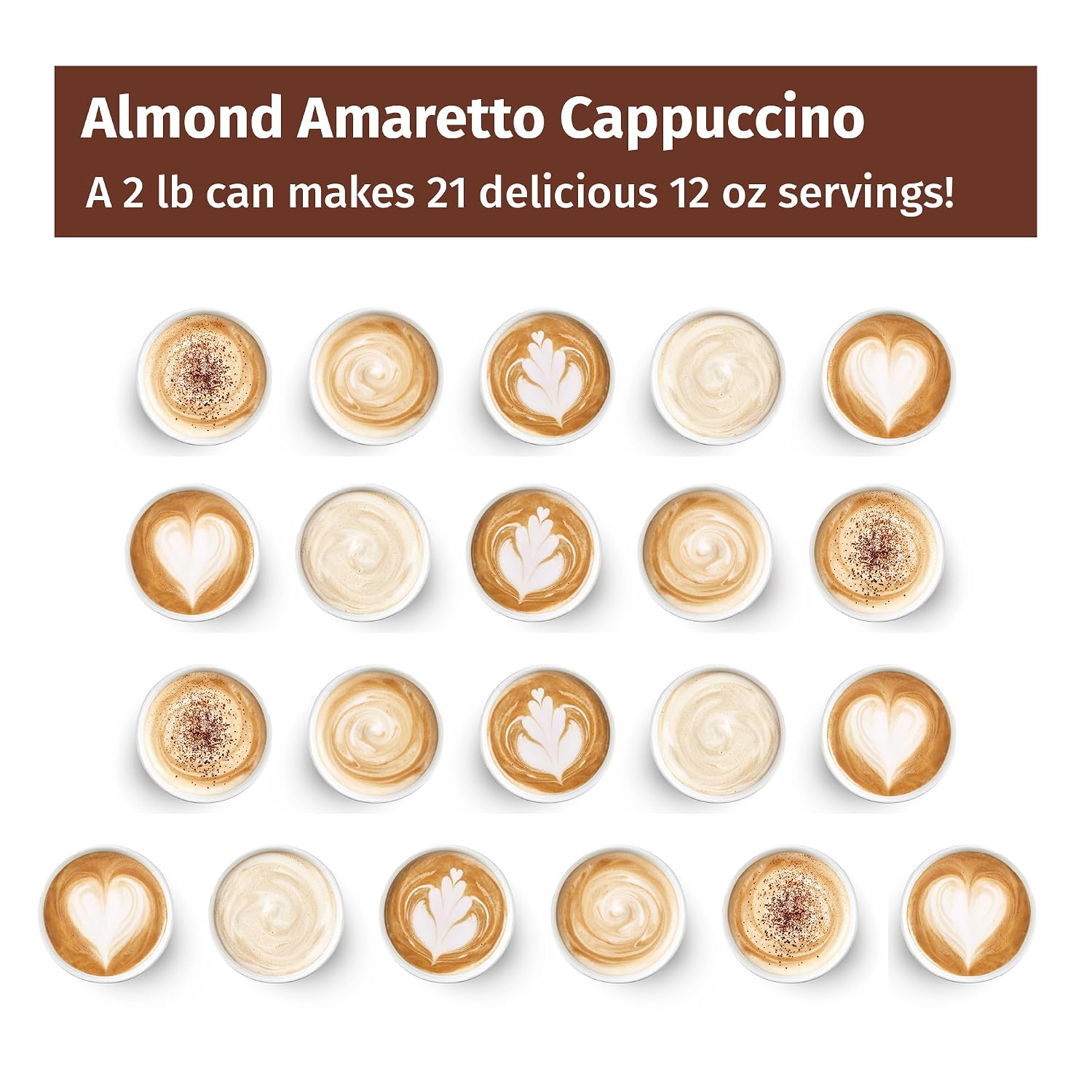 Victorian Inn Instant Cappuccino, Almond Amaretto, 2 Pound (Pack of 1)