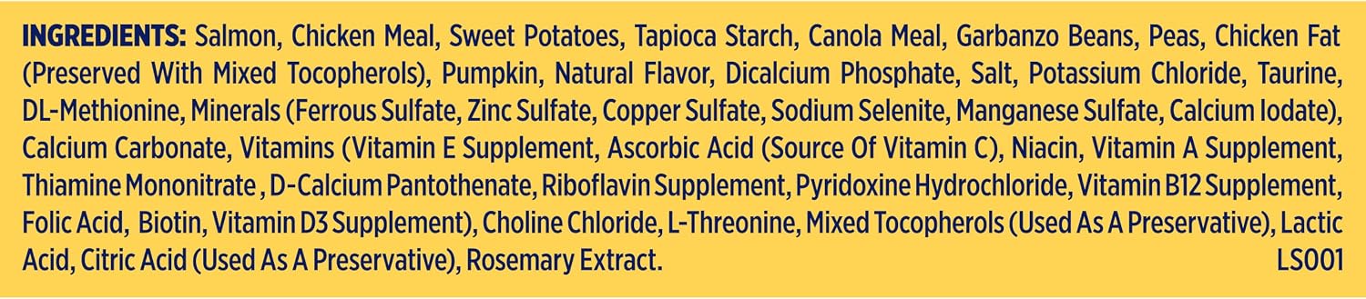 Nature's Recipe Grain Free Salmon Dry Dog Food, 24 lb. Bag | Fiber From Sweet Potatoes & Pumpkin Helps Support Digestion and Immune System Health