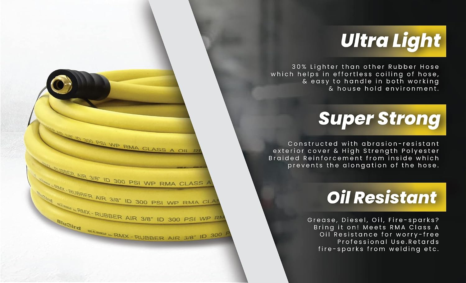 OilShield Next-Gen Air Hoses (3/8" x 50')