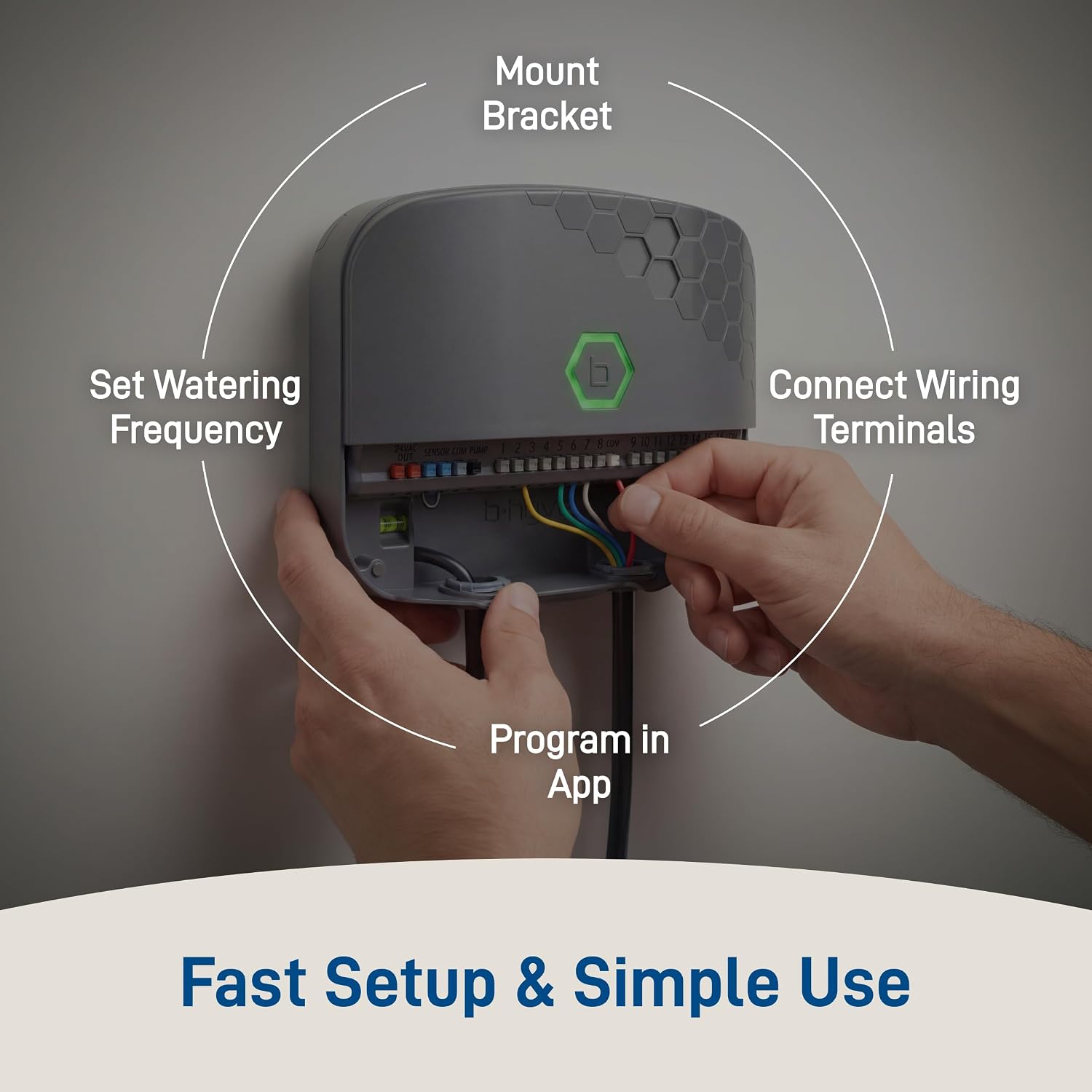 Orbit B-hyve XR Smart Sprinkler Timer - 8-Zone - WiFi-Enabled Indoor/Outdoor Irrigation Controller - App Control - Weatherproof Watering System