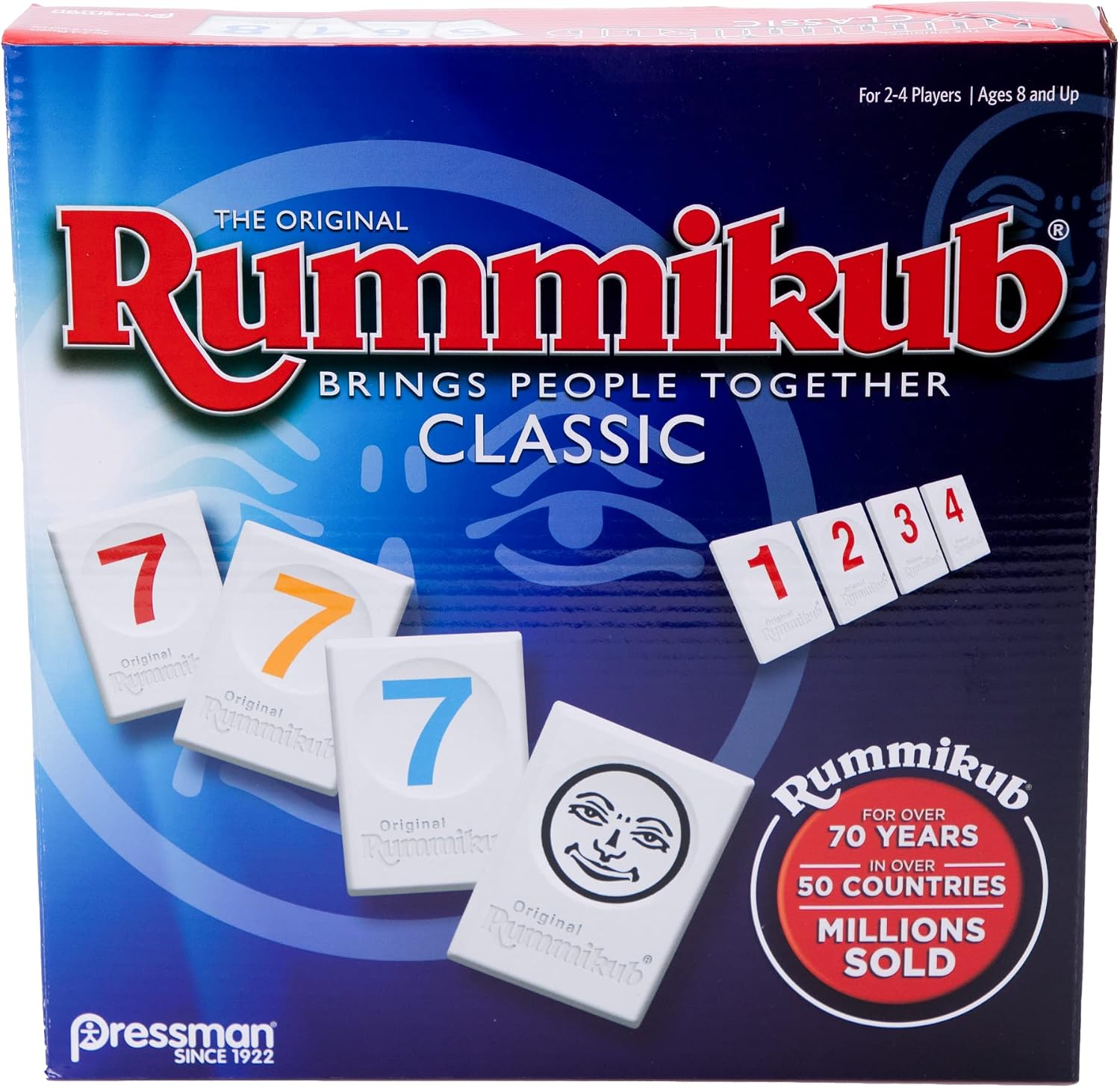 Pressman Rummikub - The Original Rummy Tile Game | Exciting Family Game of Strategy and Luck | Promotes STEM Skills | For Kids, Teens