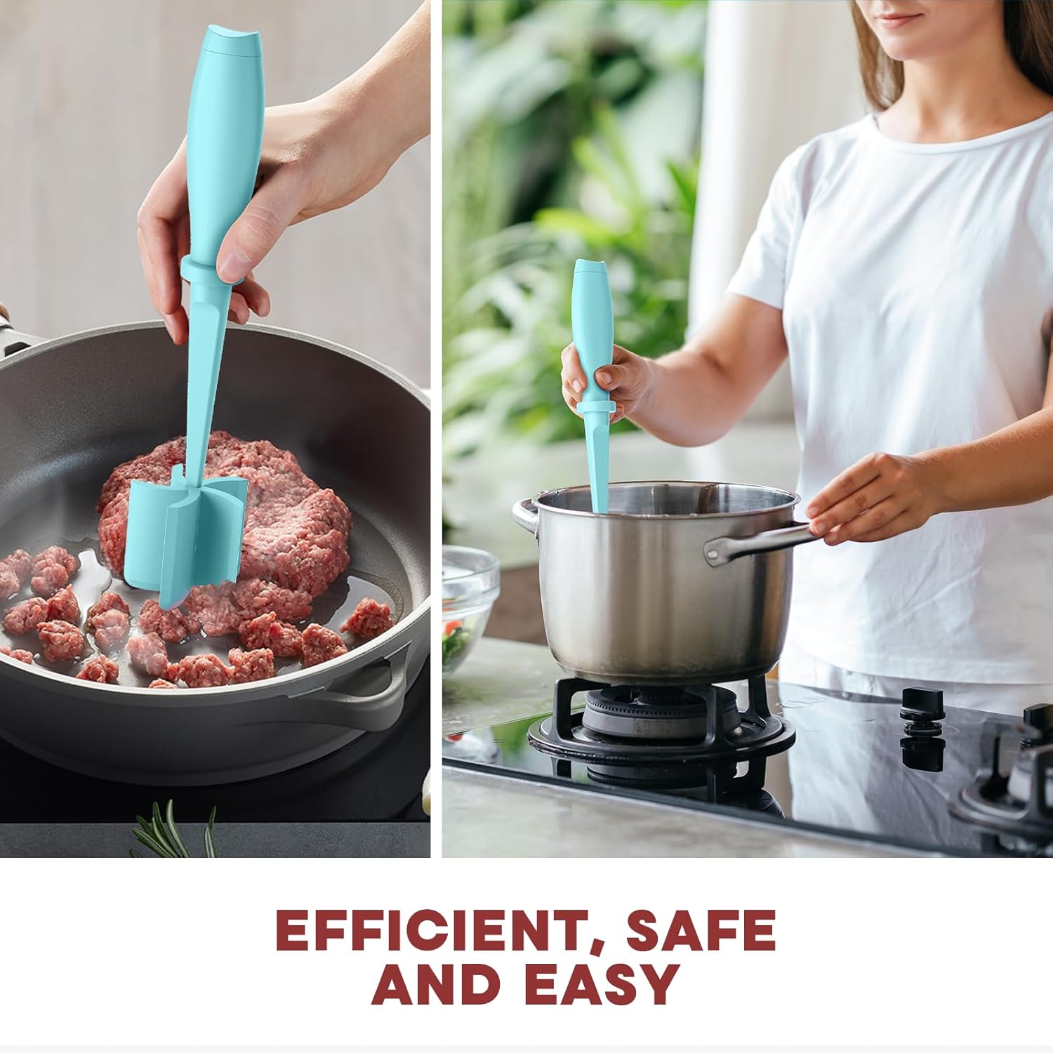 PGYARD Meat Chopper Hamburger Grinder, Kitchen Smasher for Ground Beef