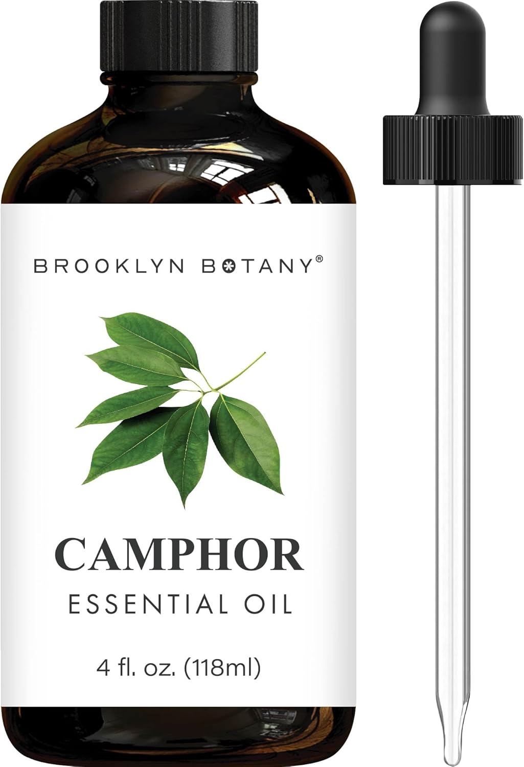 Brooklyn Botany Peppermint Essential Oil - Huge 4 Fl Oz - 100% Pure and Natural - Premium Grade with Dropper - for Aromatherapy and Diffuser