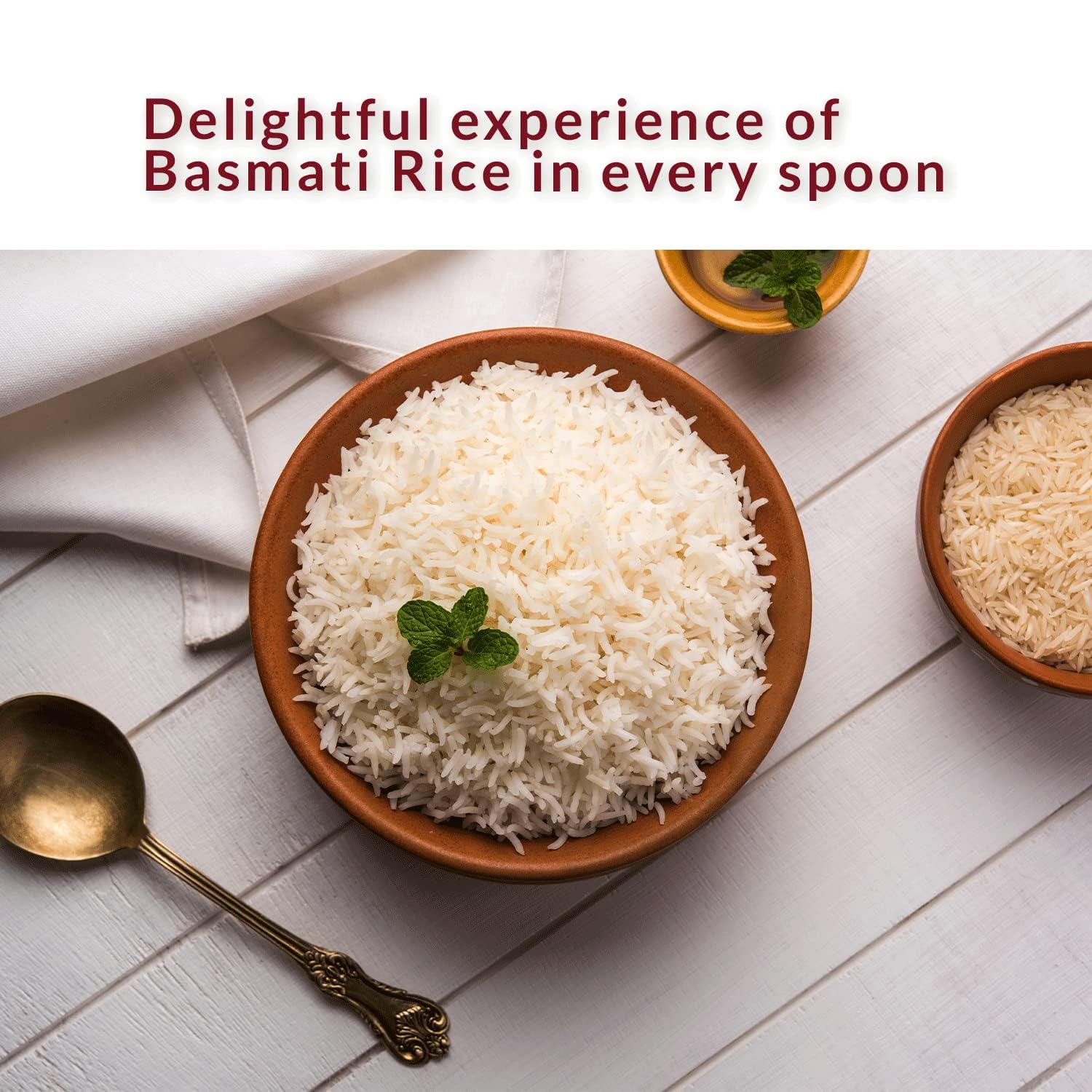 Himalayan Chef Basmati Rice,Extra Long Grain Rice Fluffy Quick Cooking Aromatic - 10 lbs.(Packaging May Vary)