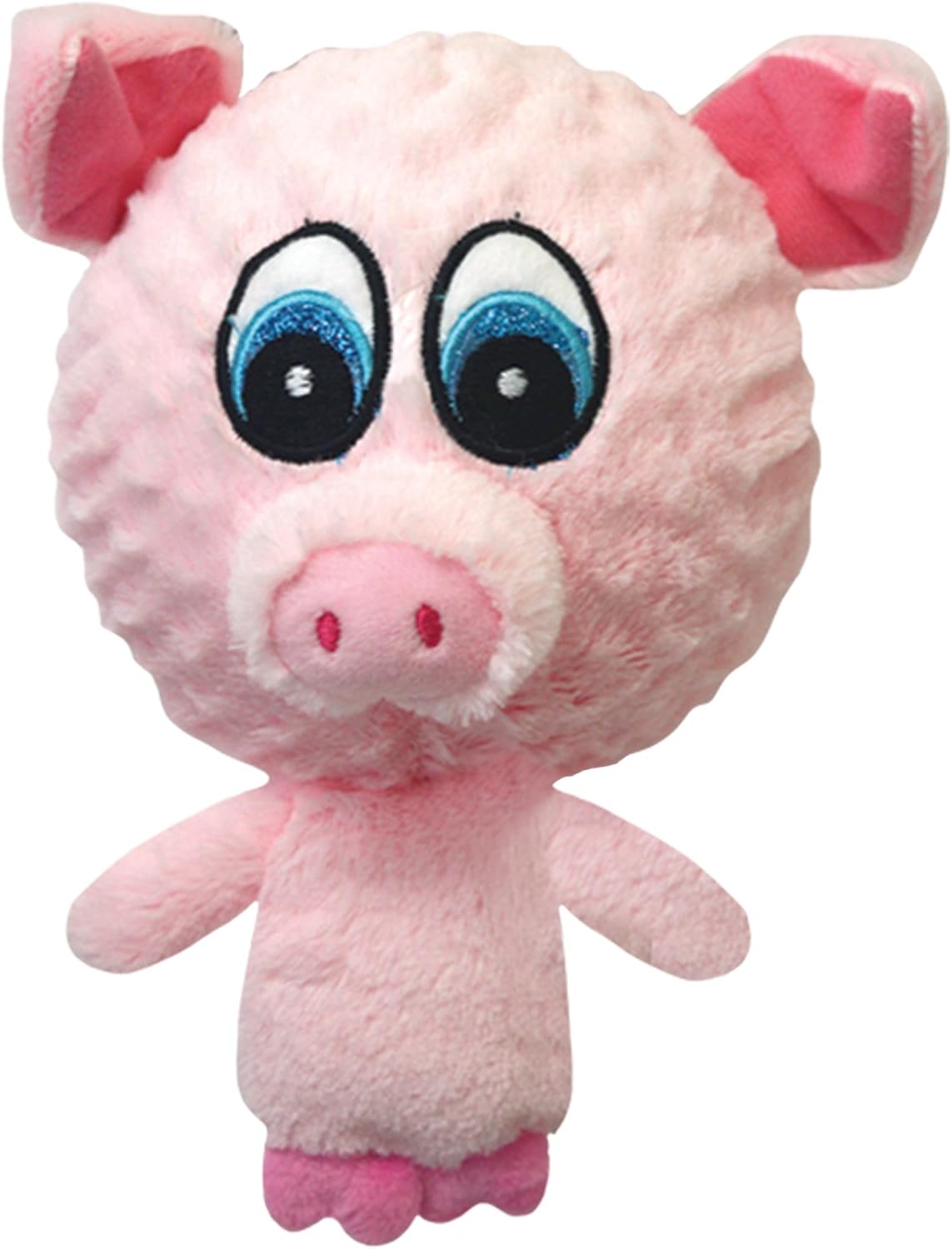 Multipet 43236-1 Knobby Noggins Pig Dog Toy