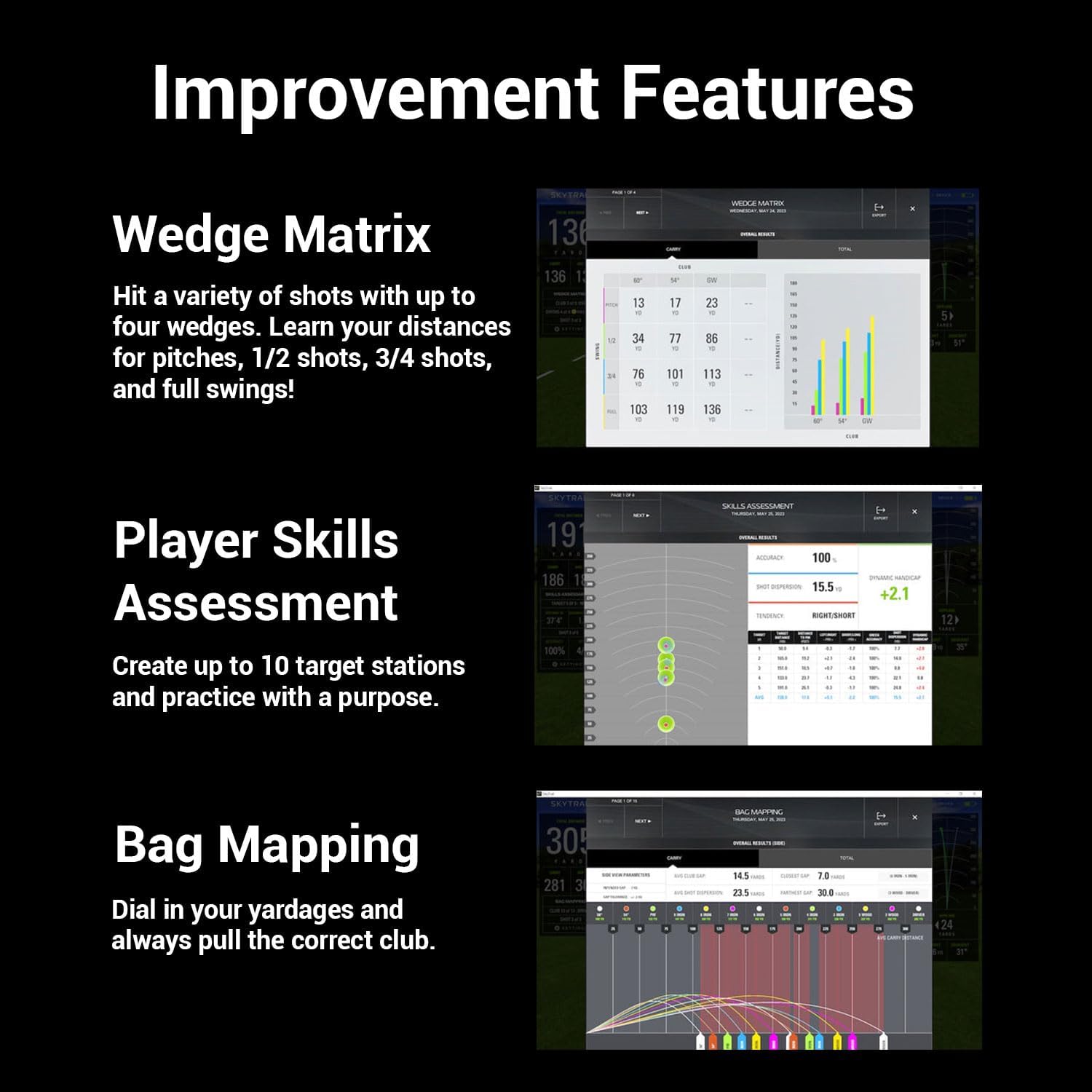 SkyTrak+ Golf Launch Monitor & Simulator with Free Foresight Course Play | Indoor/Outdoor Use, Dual Doppler Radar & Photometric Camera | Shot & Club Data, Real-Time Feedback, Simulation Ready
