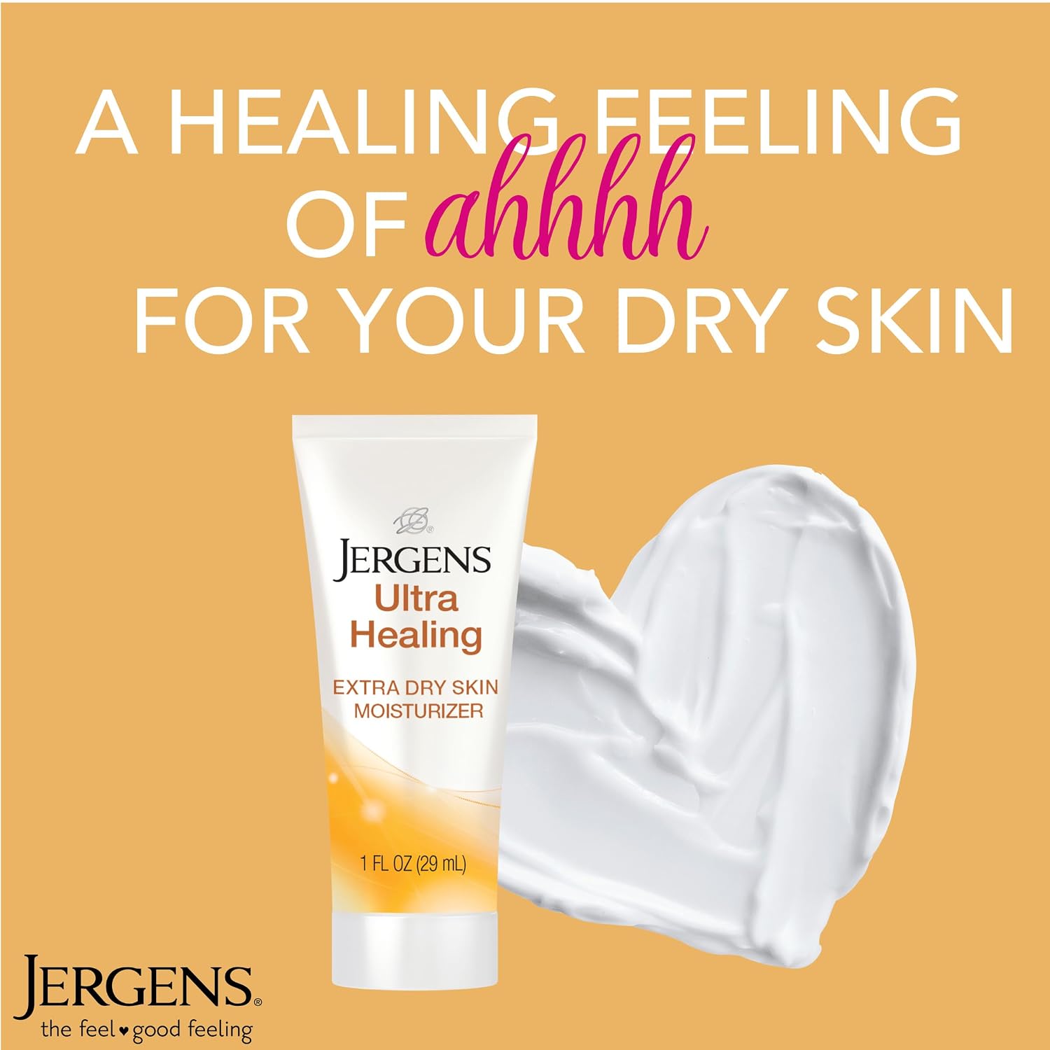 Jergens Ultra Healing Dry Skin Lotion, Hand and Body Moisturizer for Quick Absorption into Extra Dry Skin with Hydralucence Blend, Vitamins C, E and B5, White, 32oz