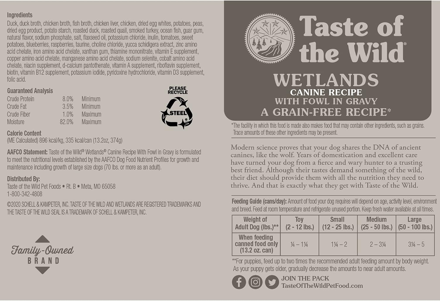 Taste of the Wild Pacific Stream Wet Food Salmon in Gravy 13.2oz Case of 12 | Puppy & Adult Dogs | Grain Free Recipe* | Complete & Balanced to Satisfy Finicky Dogs | Sweet Potatoes for All Day Energy