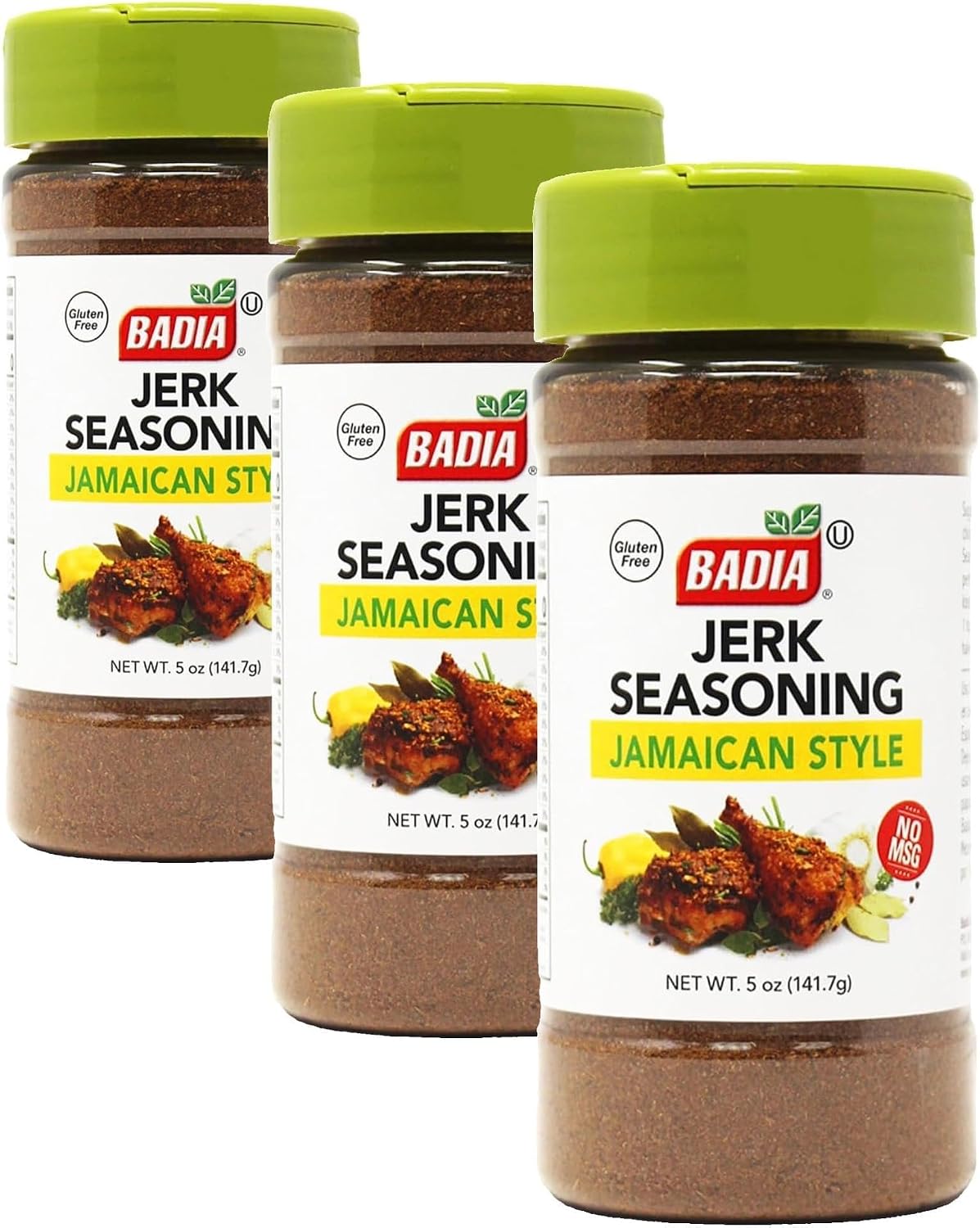 Badia Jerk Seasoning Jamaican Style, 24 oz – Caribbean Spice Blend | Bold Caribbean-inspired seasoning for chicken, pork, seafood, vegetables, grilling, roasting, and dry rub recipes