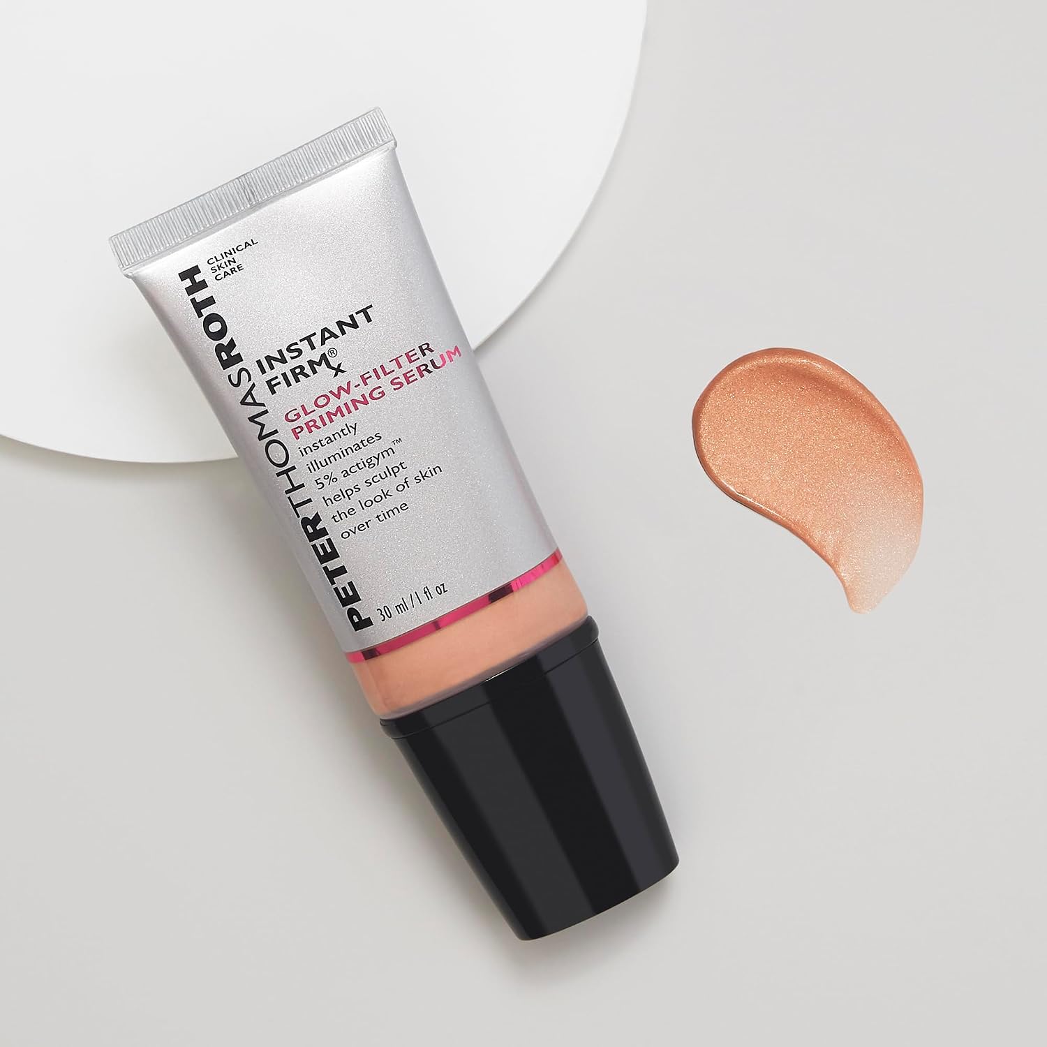 Peter Thomas Roth | Instant FIRMx Glow-Filter Priming Serum, Illuminating and Firming Serum, Helps Sculpt the Look of Skin Over Time