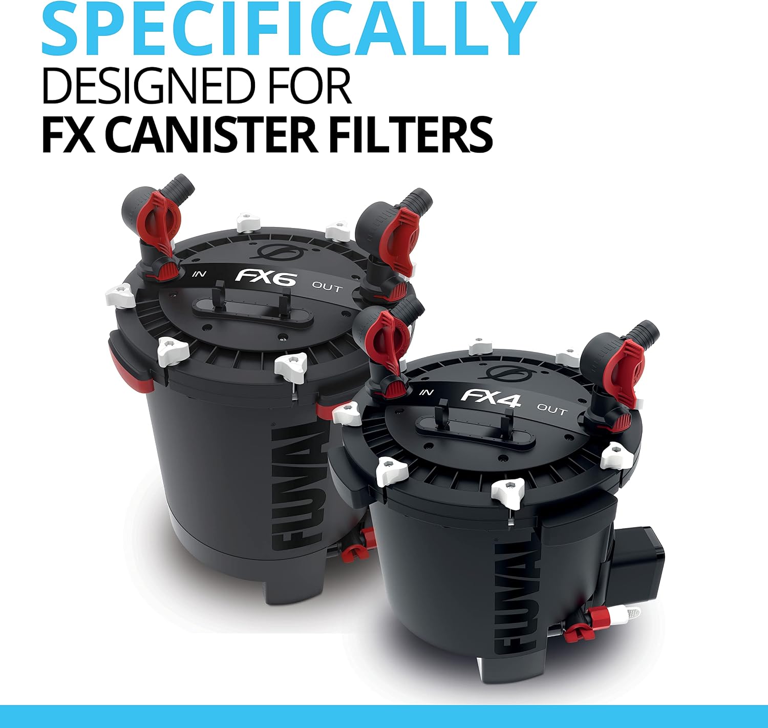 Fluval FX4/FX6 Ammonia Remover Pad, 3-Pack | Replacement Aquarium Filter Media