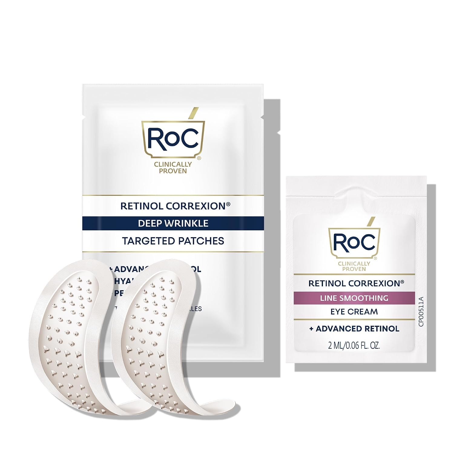 RoC Retinol Correxion Wrinkle Filler for Deep Wrinkles with Hyaluronic Acid | 1oz retinol serum for face, skin care for women and men, visibly reduce fine lines, clinically proven, packaging may vary