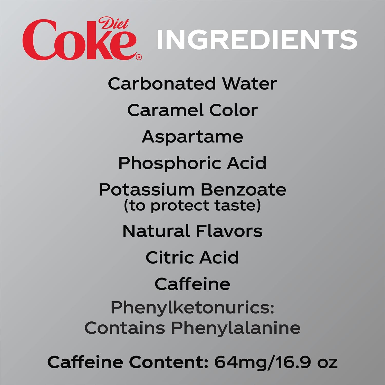 Diet Coke Soda Soft Drink Cans, 12 fl oz, 12 Pack | No sugar, no calories, 46 mg caffeine per can