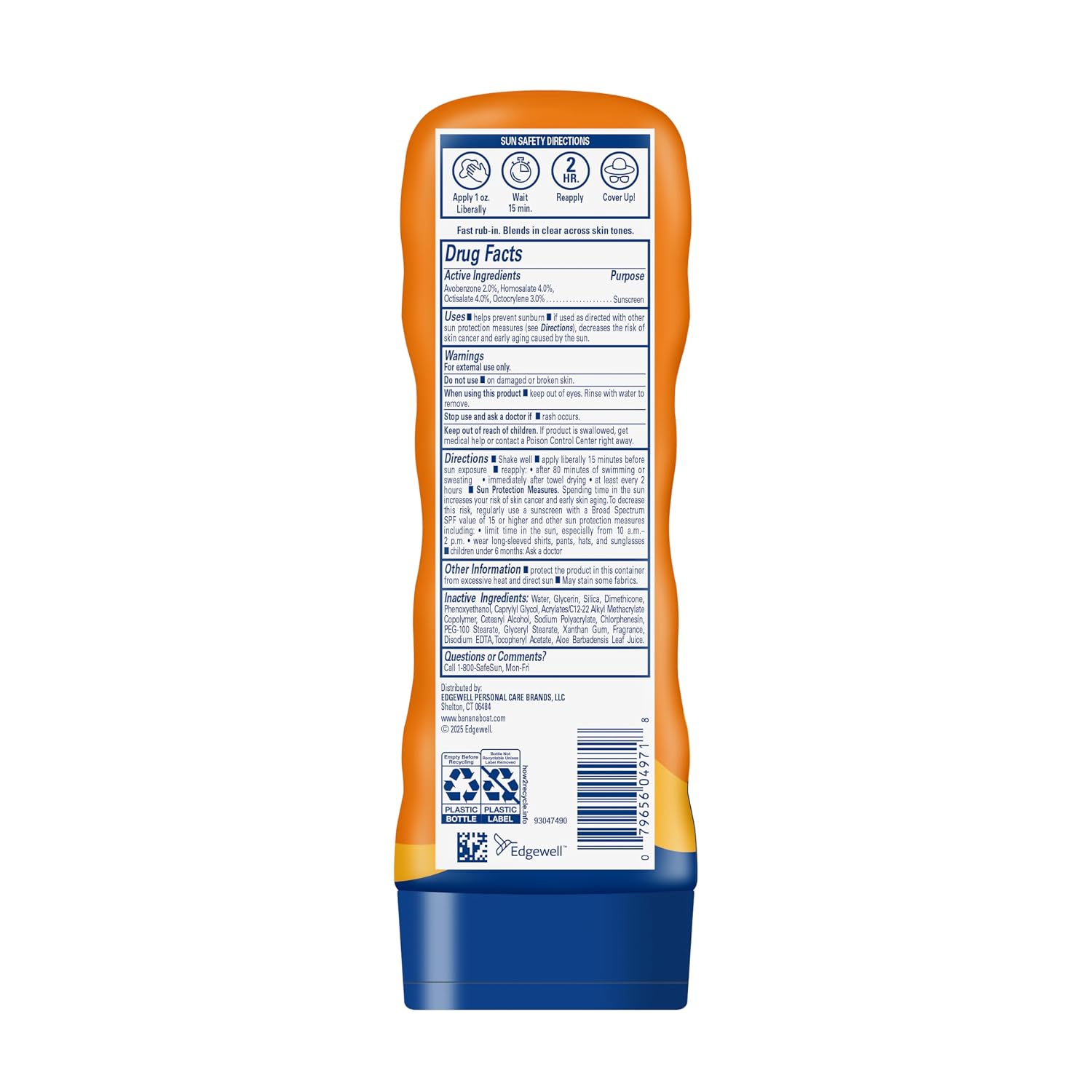 Banana Boat Sport SPF 50 Sunscreen Lotion, 8 Fl Oz