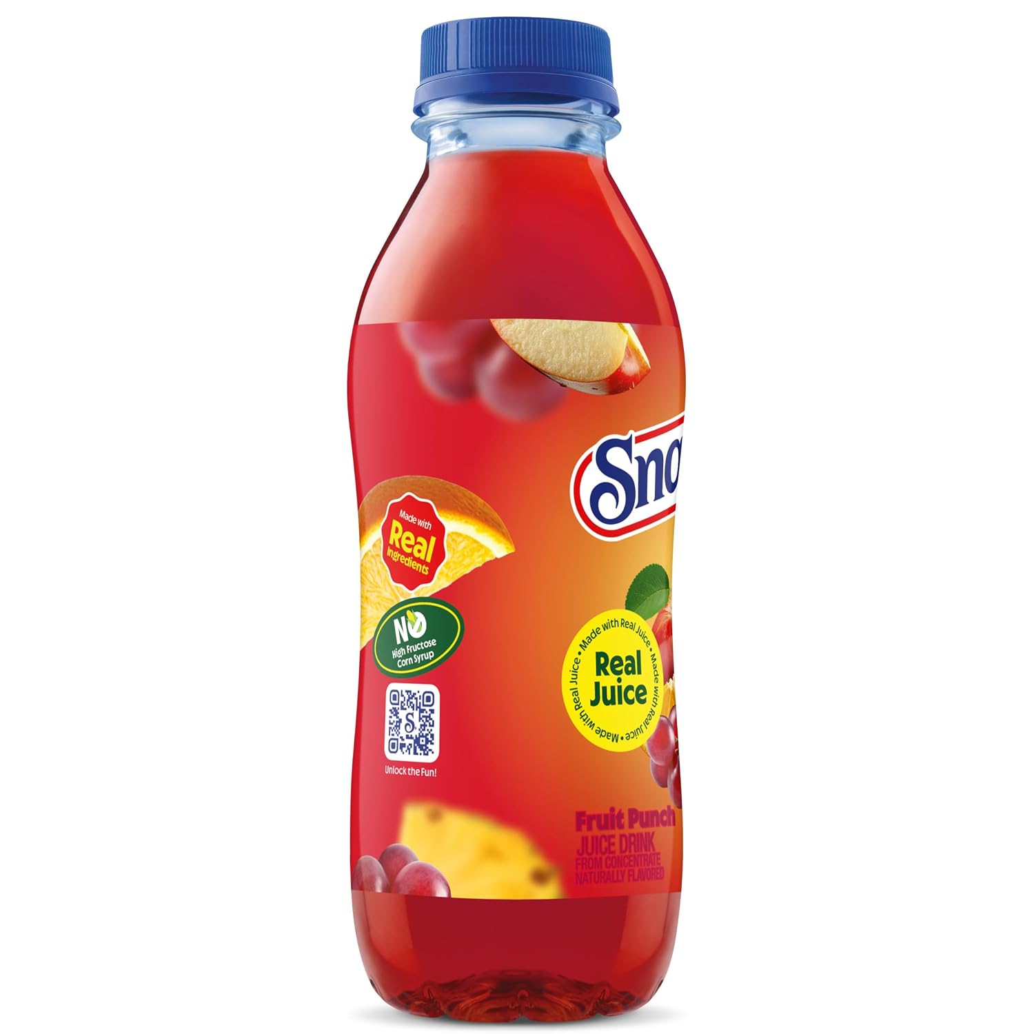 Snapple Apple Juice Drink, 16 Fl Oz Recycled Plastic Bottle, All Natural, No Artificial Flavors Or Sweeteners, Gluten-free, Contains 10% Real Juice 12 Pack