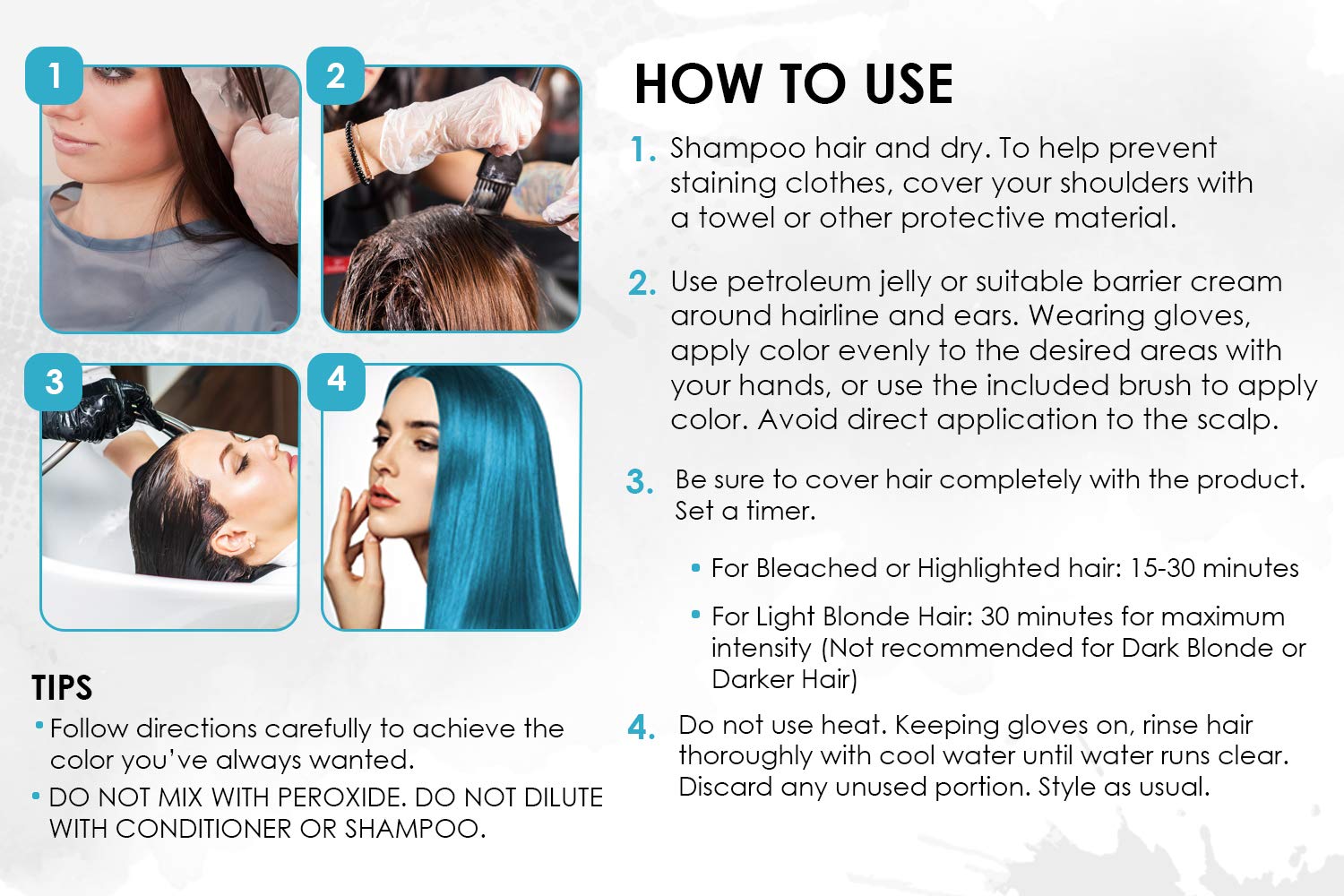 Punky Colour Box Kit Cotton Candy Semi Permanent Hair Color - Vegan, Cruelty-Free Conditioning Hair Dye, Lasts Up to 35 Washes