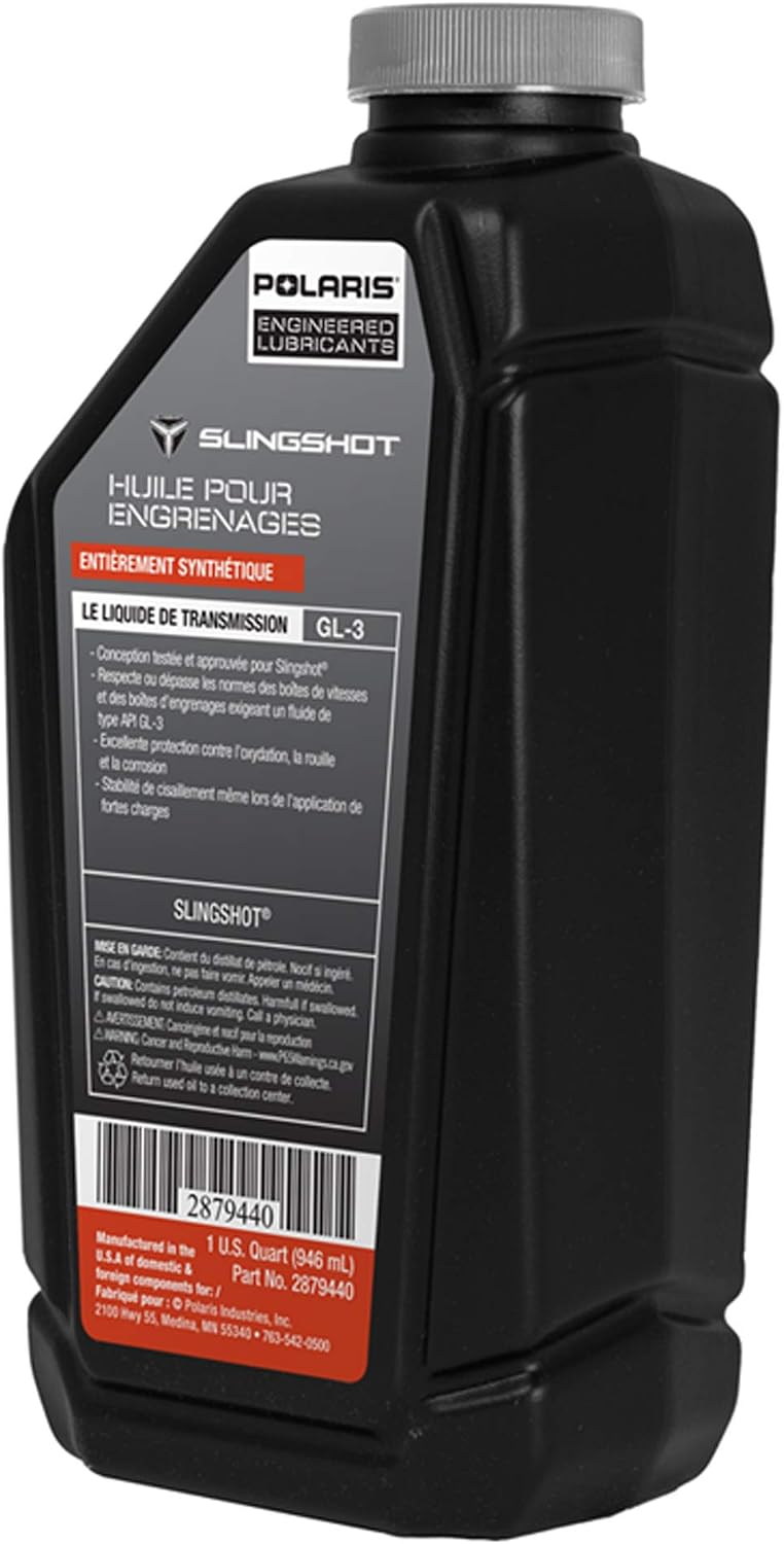 Polaris Slingshot New OEM Transmission Oil Lubricant 75w-90 32oz Quart 2879440