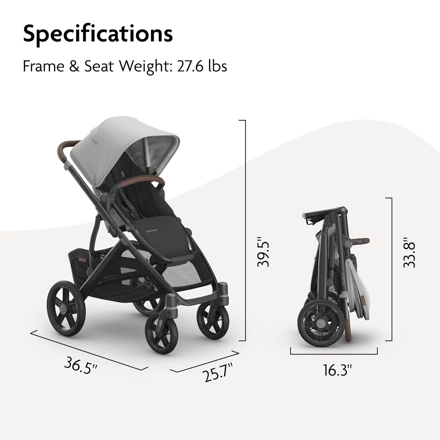 UPPAbaby Vista V3 Convertible Single-to-Double Stroller - Jake