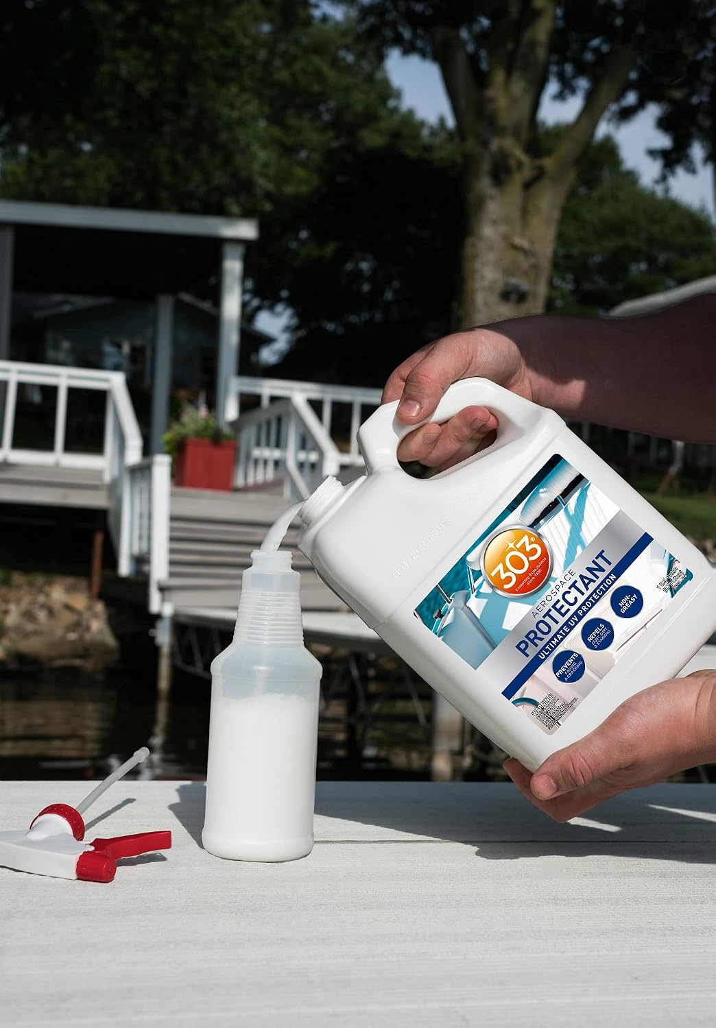 303 Products Marine Aerospace Protectant – UV Protection – Repels Dust, Dirt, & Staining – Smooth Matte Finish – Restores Like-New Appearance – 10 Fl. Oz. (30305)