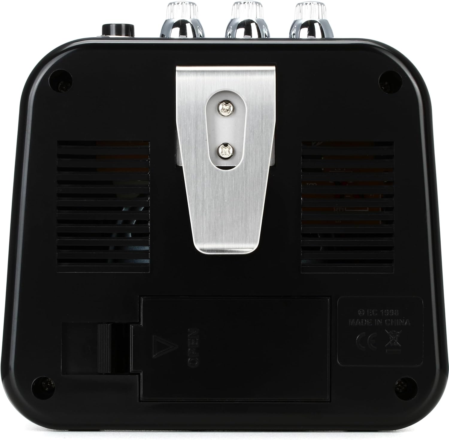 Danelectro Honeytone N-10 Guitar Mini Amp, Black with belt clip | Includes belt clip