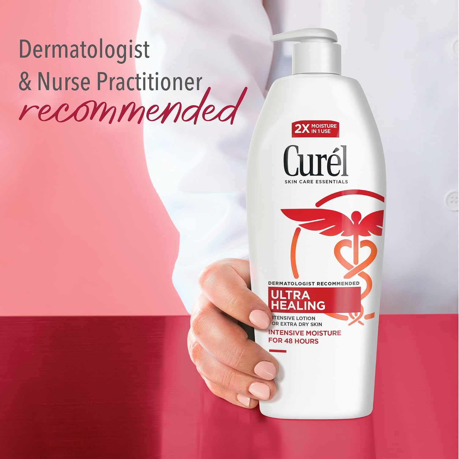 Curel Ultra Healing Intensive Fragrance-Free Lotion For Extra-Dry Skin, Dermatologist Recommended, Ideal for Sensitive Skin, Cruelty Free, Paraben Free, 20 Oz | Repairs Moisture Barrier, Ceremides, Dry & Sensitive Skin, Eczema-Prone, Dermatologist Recomm…