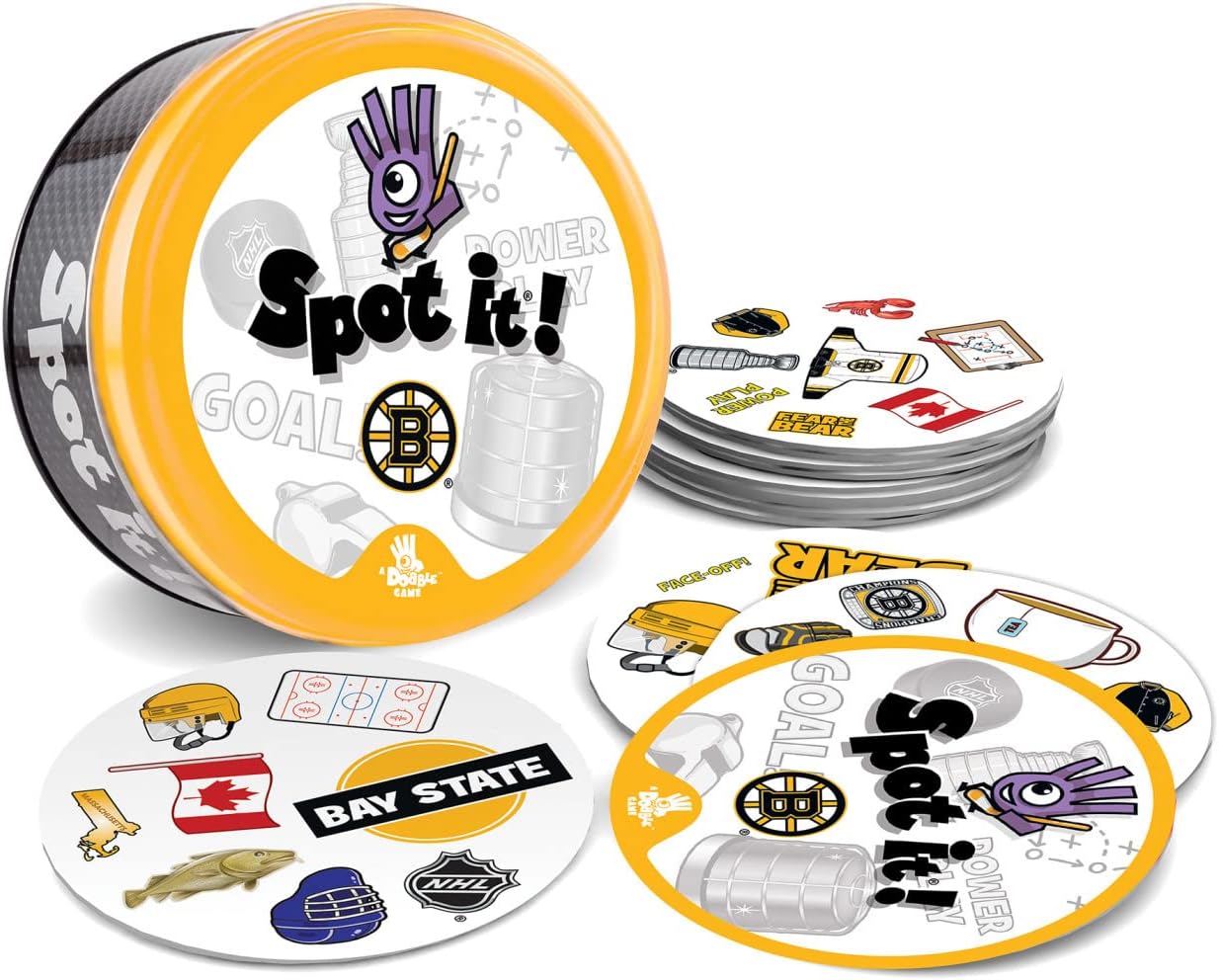 Masterpieces NHL Unisex-Teen Spot It! Card Game