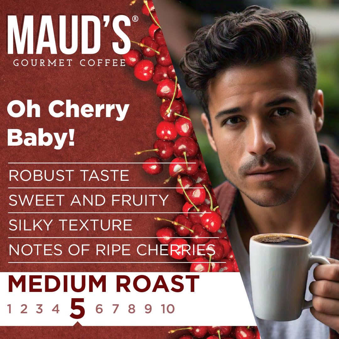 Maud's Family Pack Coffee Pods Variety Pack, 136ct, 12 Assorted Flavors | Medium Roast Flavored Coffee in Single Serve Pods – 100% Arabica Coffee, Compatible with Keurig Coffee Makers