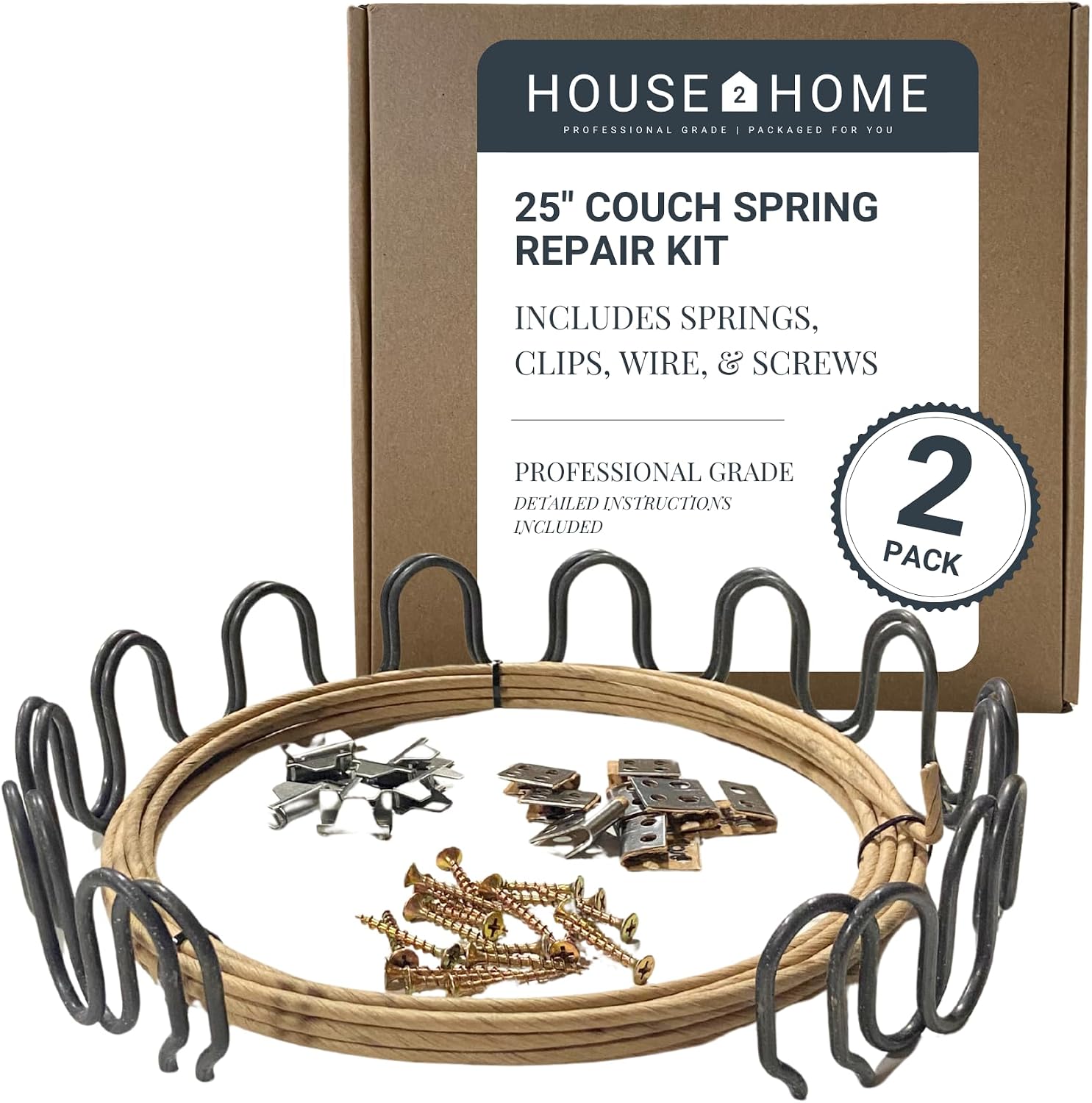 House2Home 18" Sofa Spring Repair Kit – Complete Couch Fix