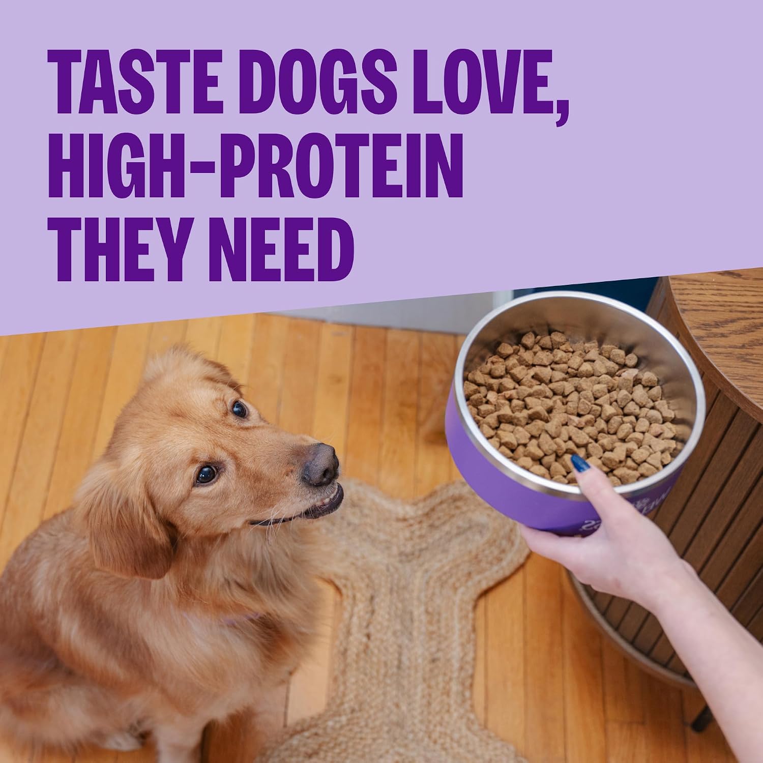 Wellness CORE Puppy Dry Dog Food, Grain Free Kibble, Natural, High Protein, Chicken and Turkey Recipe, 4 lb Bag