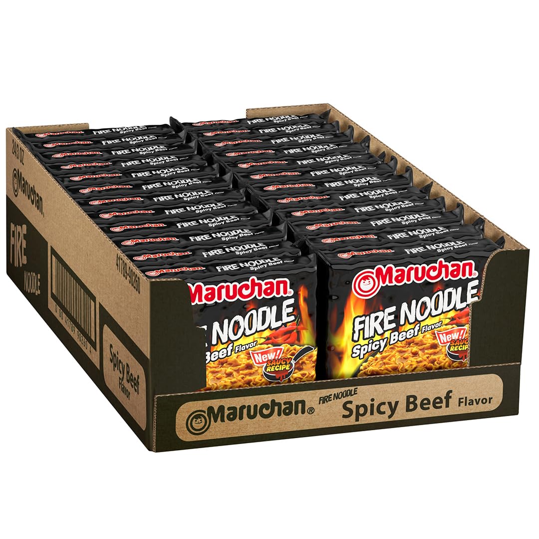 Maruchan Ramen Noodle Soup, Pork Flavor – Japanese-Style Instant Noodles, Quick & Easy Meal for Kids, Students & Busy Families – 3 Oz. (24 Pack)