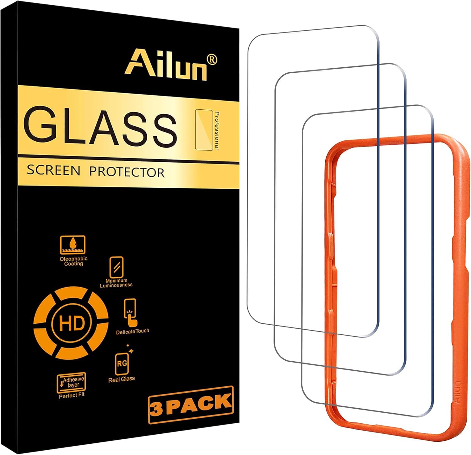 Ailun 3 Pack Screen Protector for iPhone 12 Mini 2020