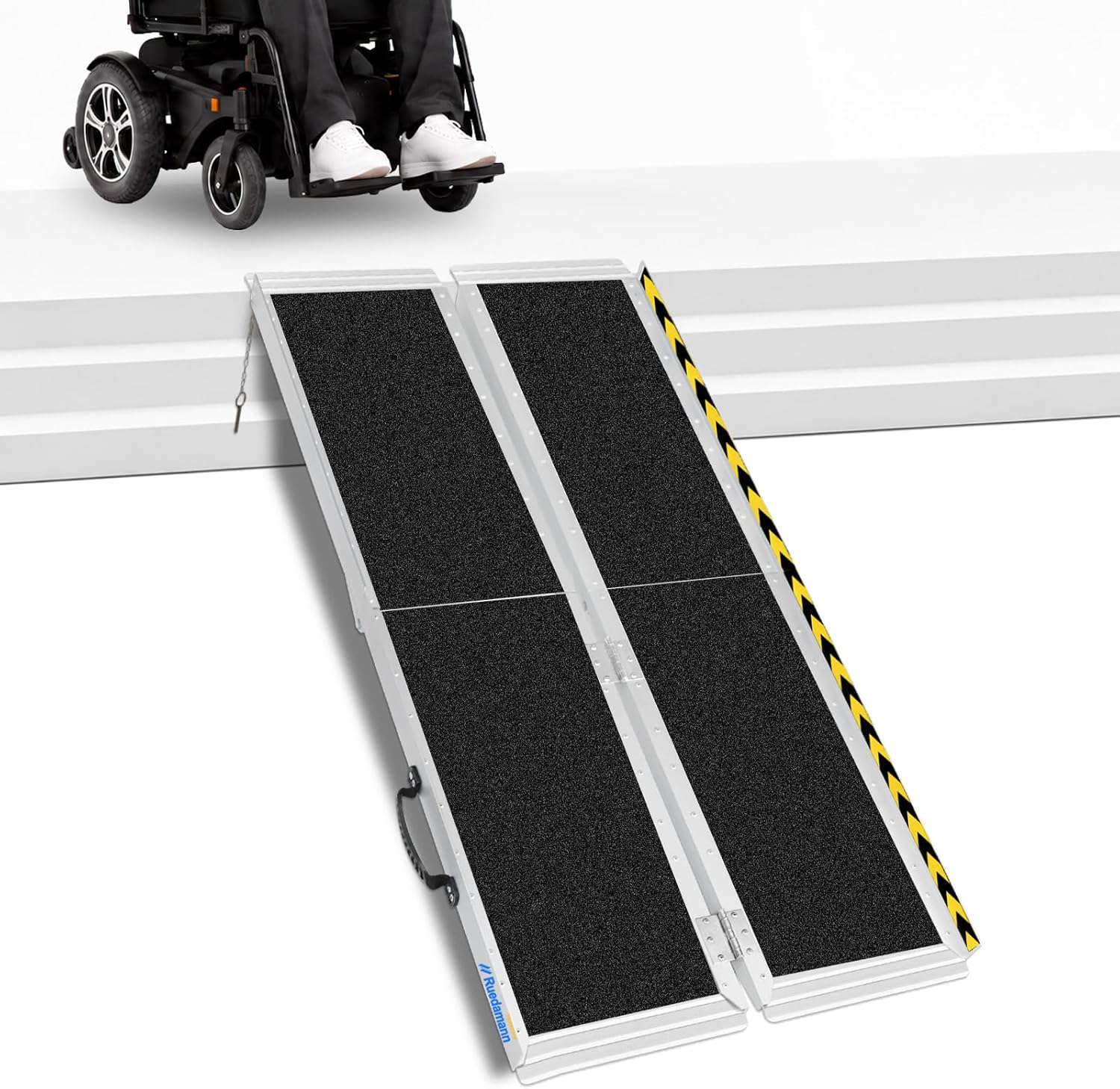 Ruedamann 2 FT Portable Wheelchair Ramp, 30" Wide