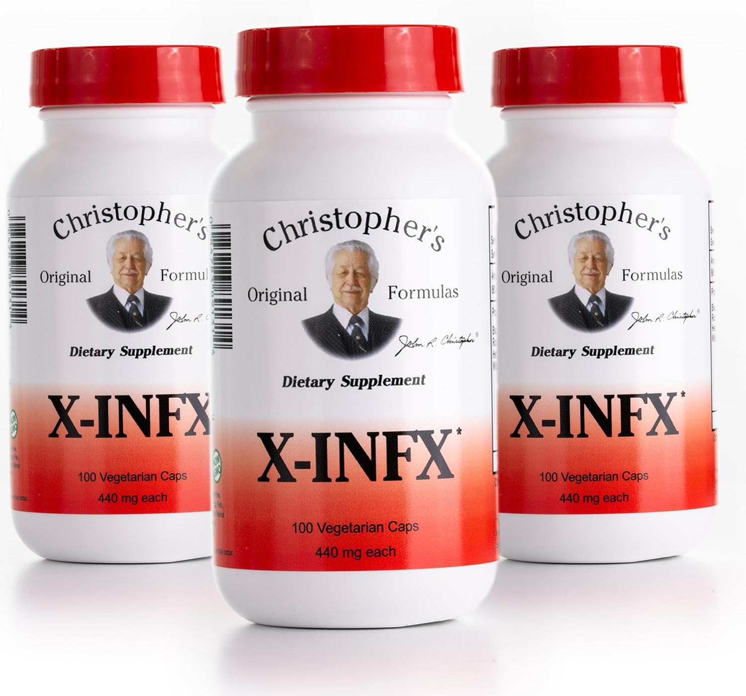 Christopher's Original Formulas X-INFX Formula, Natural Immune Support, 2 Pack, 100 Caps Each