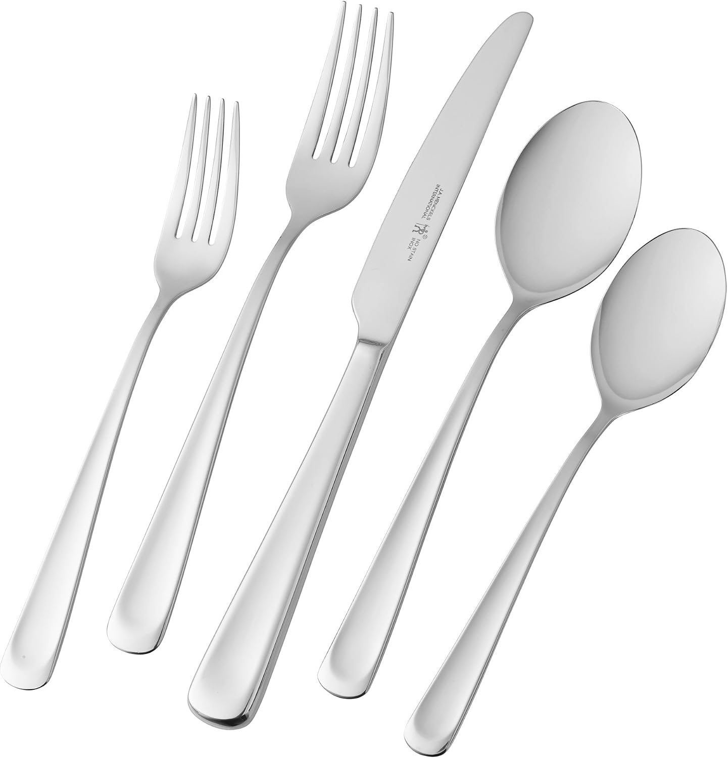Henckels Silvano 45-Pc Flatware Set, 18/10 Stainless Steel