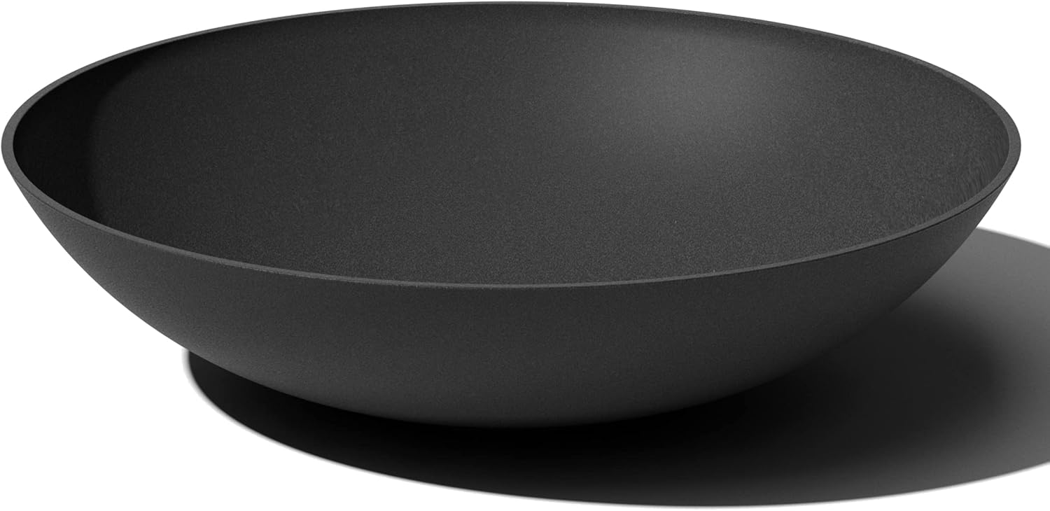 Veradek Mason Series Lane Bowl - Large Outdoor Bowl Planter | Made From a Durable Plastic-Stone Composite With Pre-Drilled Drainage Holes. Modern Patio/Tabletop Décor