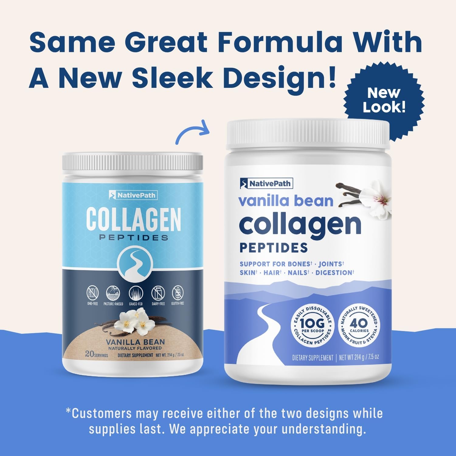 NativePath Collagen Peptides, Wild Berry, Grass-Fed, 20 Servings