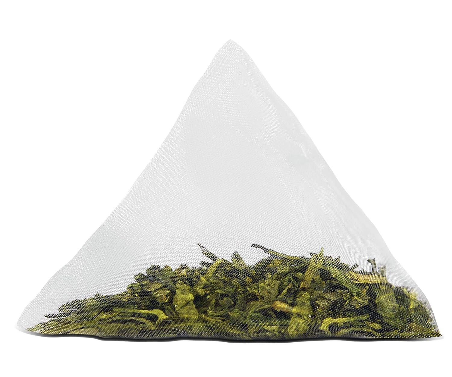 Two Leaves and a Bud Organic Tropical Green Tea, 15 Count (Pack of 1) | Whole Leaf Green Tea in Pyramid Sachets, Sencha Green Tea