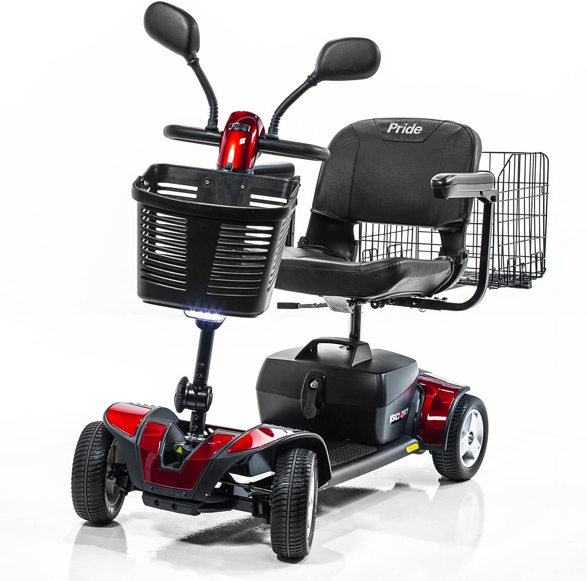 Pride Mobility Go-Go Sport 4-wheel Travel Pride Electric Scooter+ Rear Basket