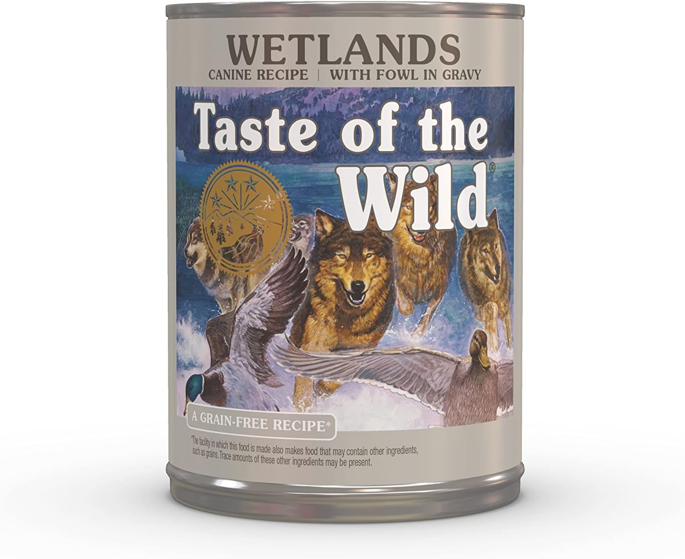 Taste of the Wild Pacific Stream Wet Food Salmon in Gravy 13.2oz Case of 12 | Puppy & Adult Dogs | Grain Free Recipe* | Complete & Balanced to Satisfy Finicky Dogs | Sweet Potatoes for All Day Energy
