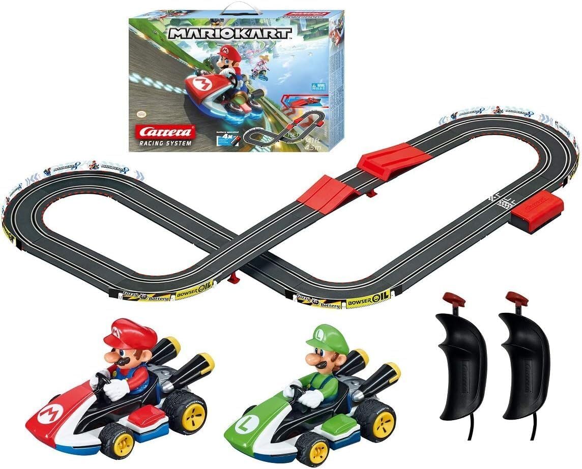Carrera GO 63514 Official Licensed PAW Patrol Battery Operated 1:43 Scale Slot Car Racing Toy Track Set with Jump Ramp Featuring Chase and Marshall